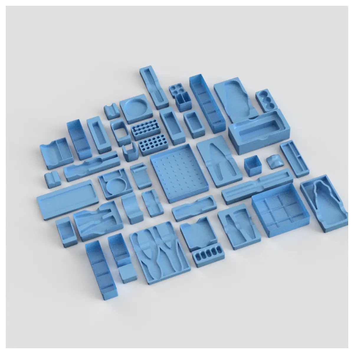 Gridfinity Organization System Wall Mounted Shelves Storage Rack Parts Repair Accessories