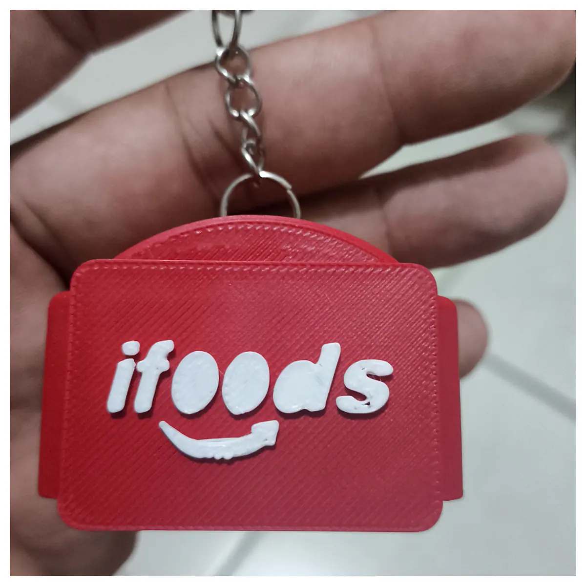 Food Bag Keychain Snack Bag Keyring Food Storage Shopping Bag Accessories Universal Keychains