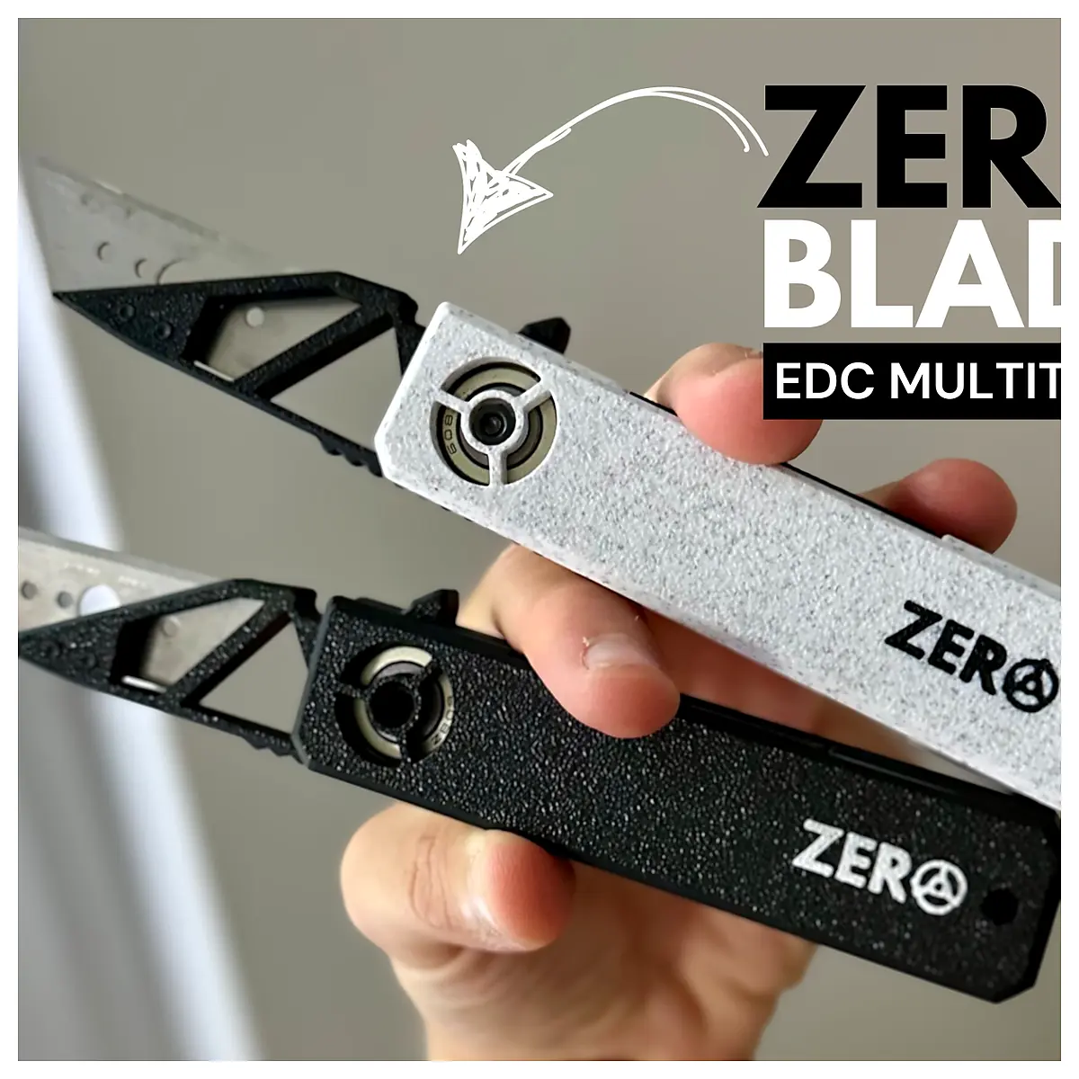 ZeroBlade EDC MultiTool Knife Accessories Repair Maintenance Emergency Tool