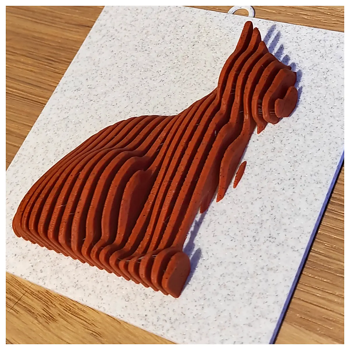 Layered Cat 3D Wall Sculpture Pet Art Decor Wall Hanging Modern Home Accent Cat Lover Gift Wall Ornament