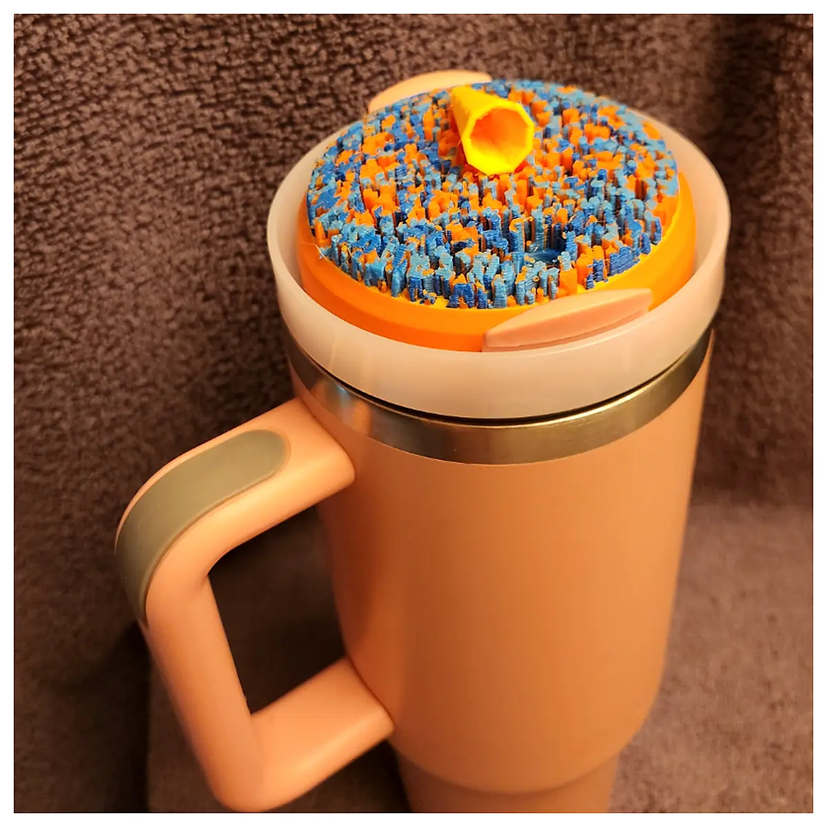 Travel Mug Topper Cheerleader Pom Pom Decoration 40oz Universal Cup Accessory Pom Toppers