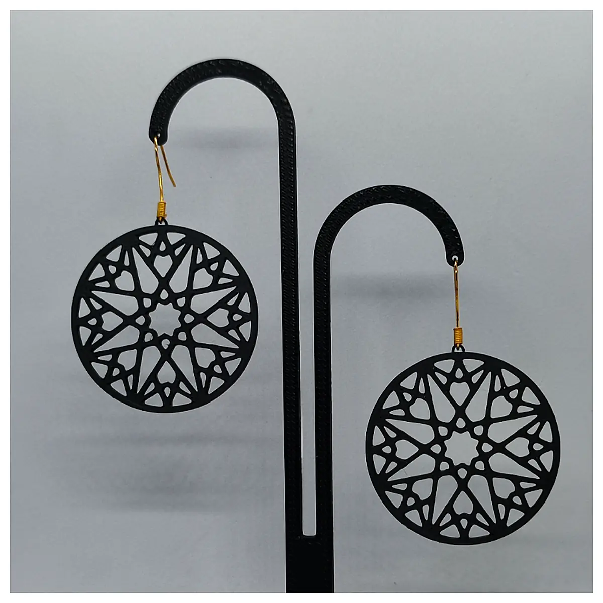 Nocturnal Rosette Earrings Evening Elegant Jewelry Decoration Accessories Parts Repair
