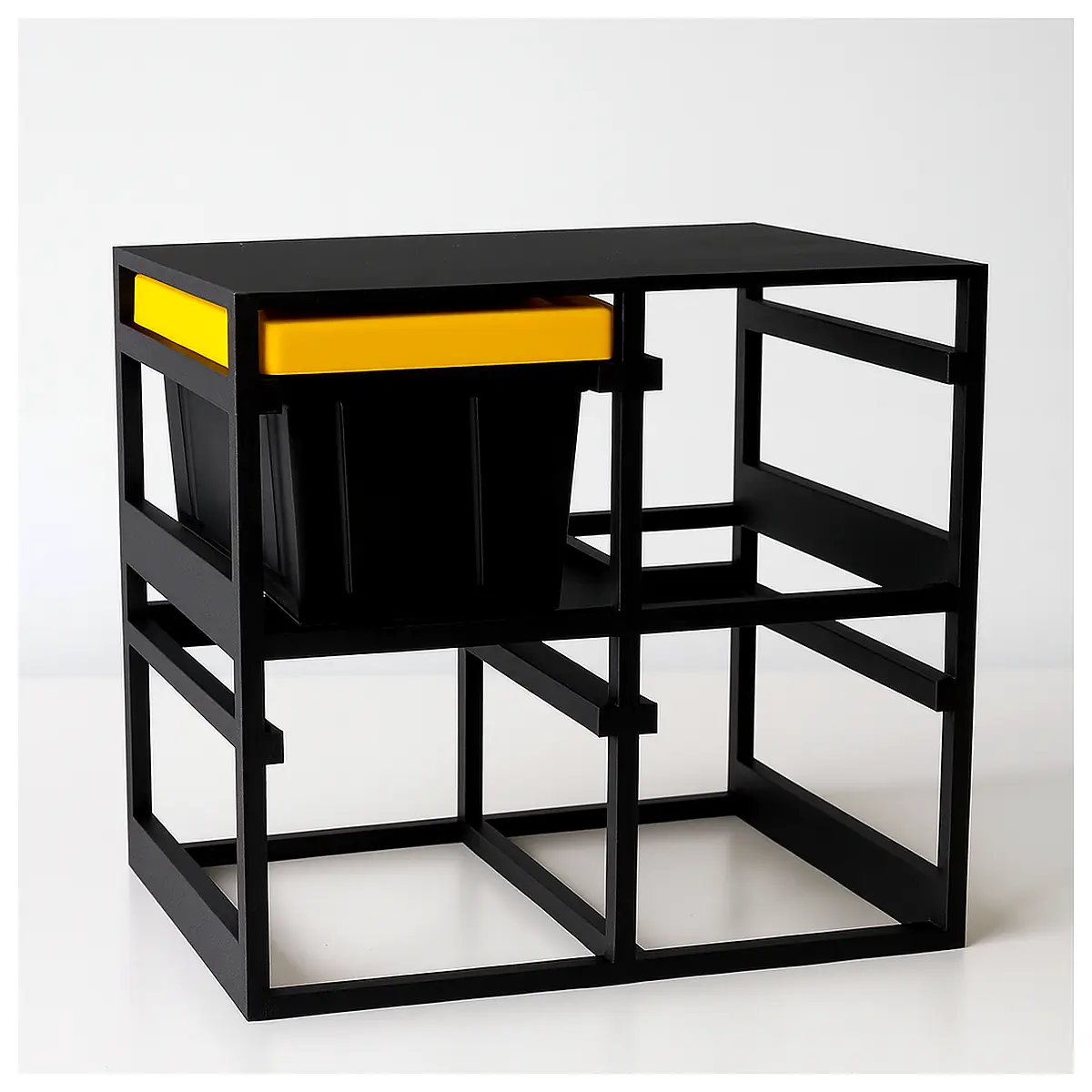 Mini Tote Bin HDX Racks Storage Organizer Shelf System Parts Repair Universal Storage Solutions