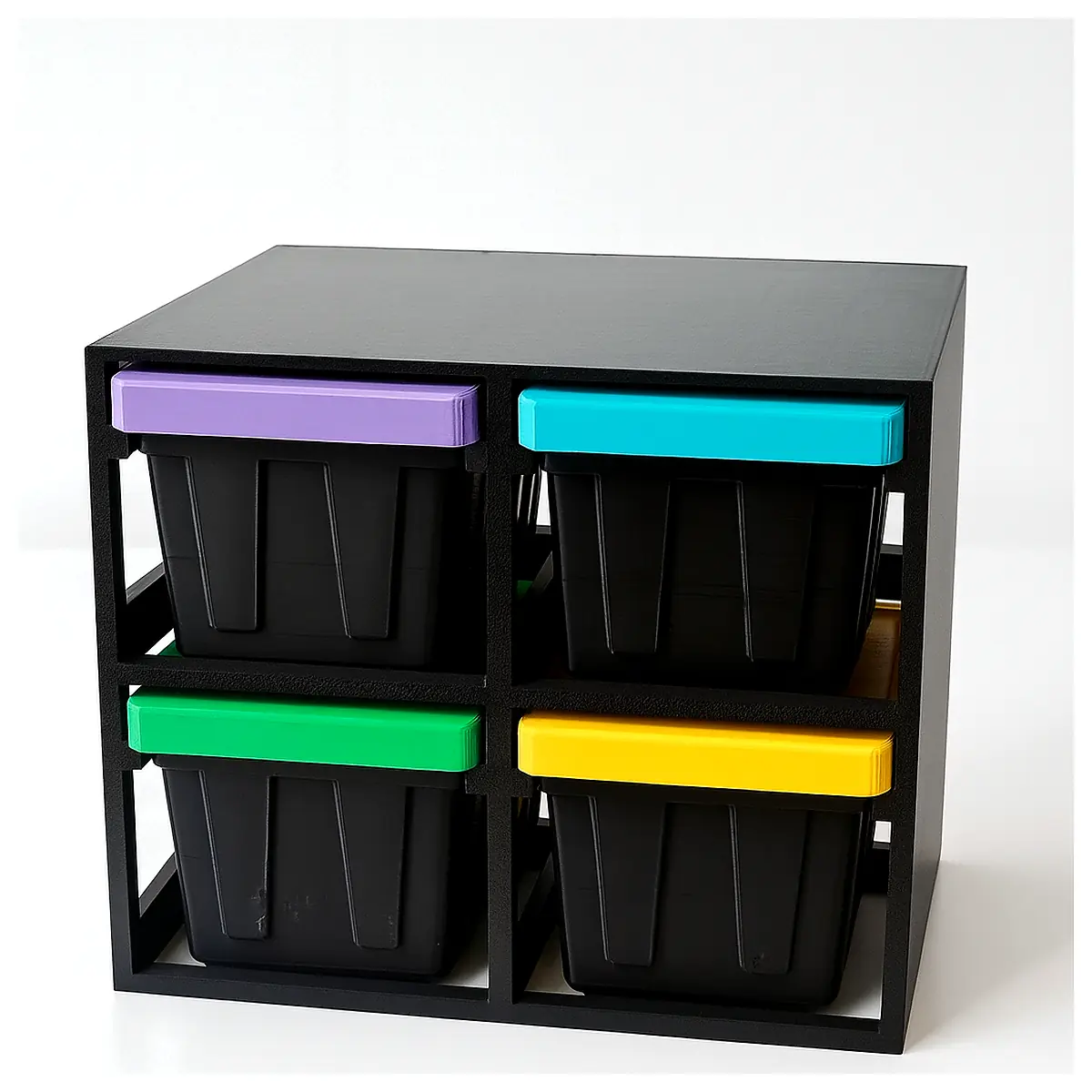 Mini Tote Bin HDX Racks Storage Organizer Shelf System Parts Repair Universal Storage Solutions