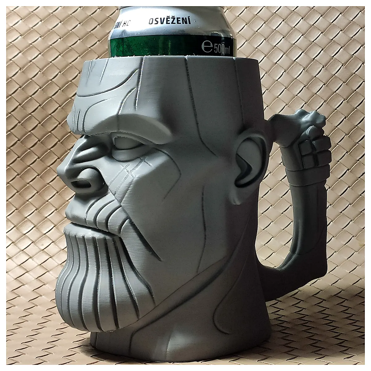 Thanos Beer Mug Pint Glass Beer Tankard Drinking Vessel Gift Novelty