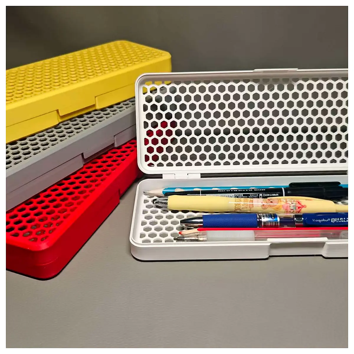 Multi Compartment Pencil Case Student Stationery Pencil Storage Case Parts Repair