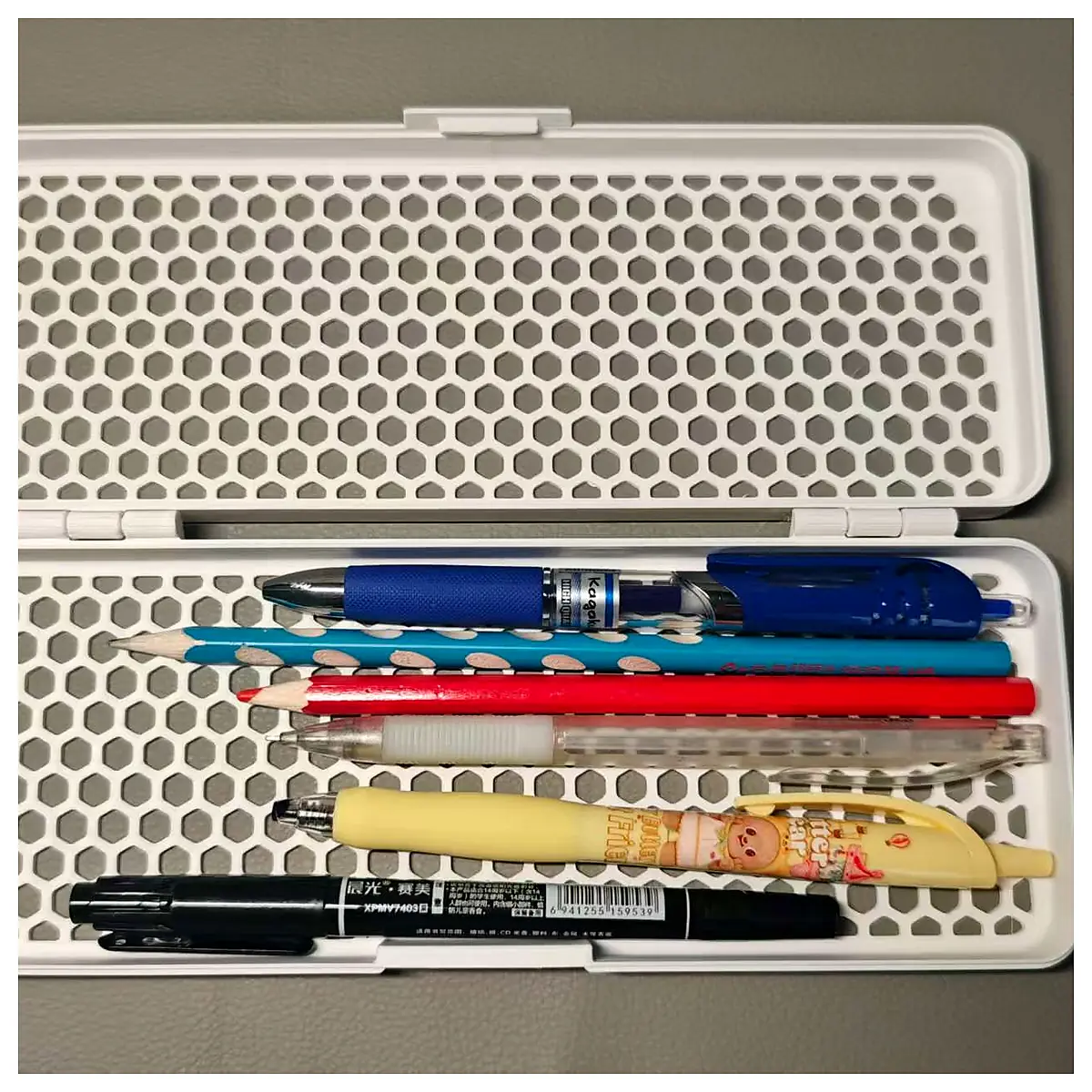 Multi Compartment Pencil Case Student Stationery Pencil Storage Case Parts Repair