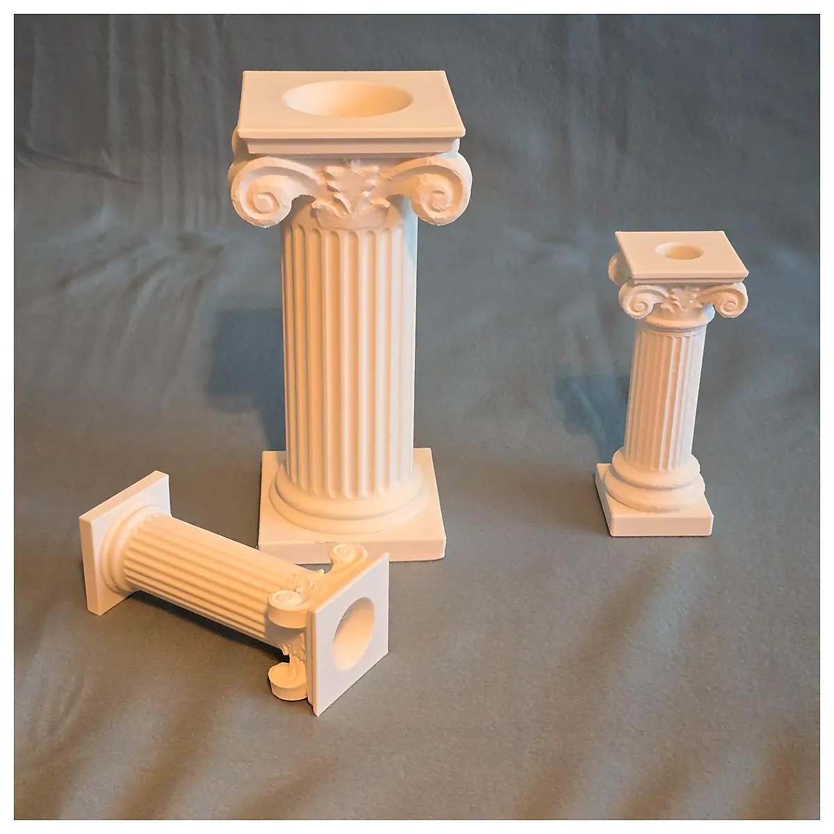 Greek Column Vase Decoration Art Piece Ornament Gift Classic Style Home Decor Collectible Item