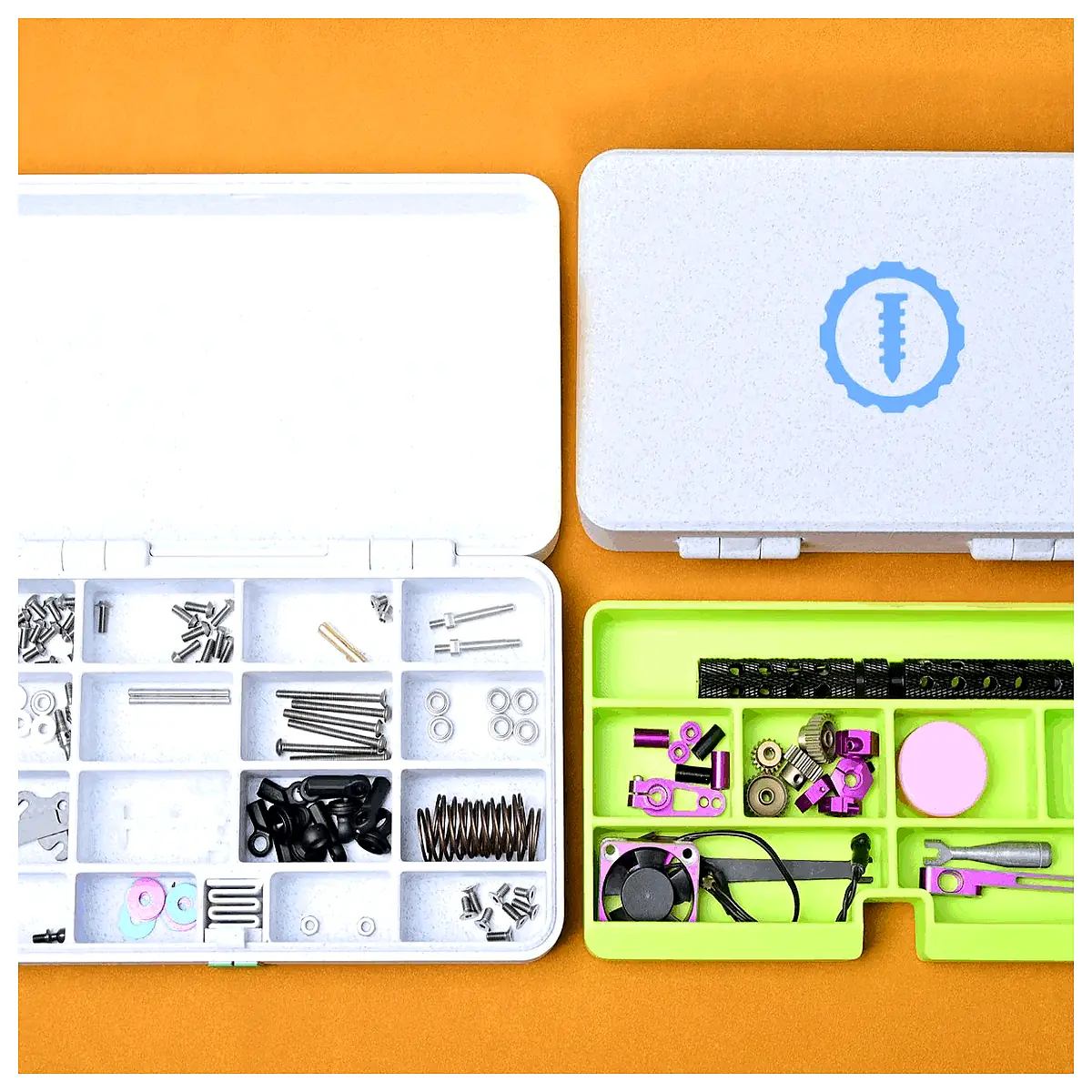 Screw Storage Box Parts Organizer Lock Storage Box Tool Box Universal Storage Parts Container