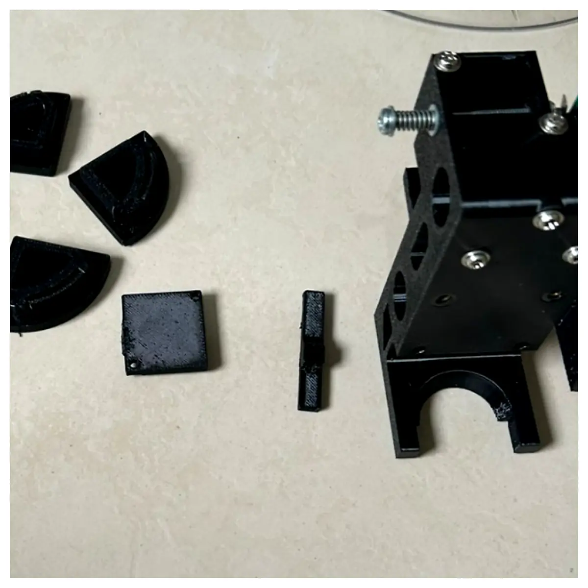 Extruder Base Plate Injection Molding Parts Components Replacement Pieces 3D Printing Support Compatibility Parts Set