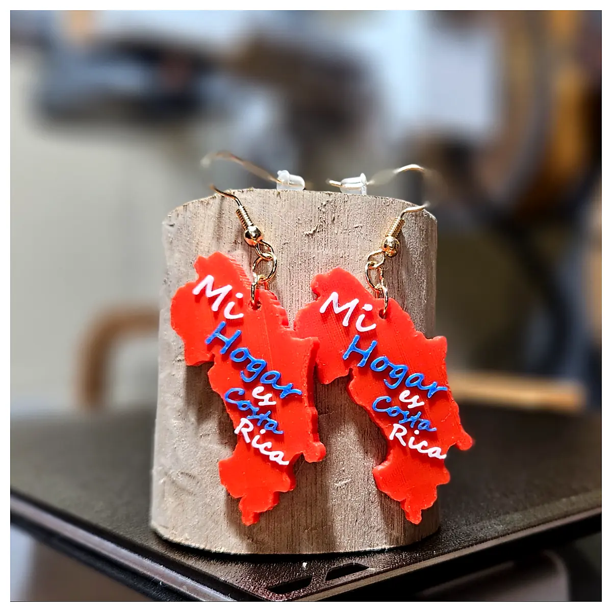 Costa Rica Earrings Memorial Handmade Gift Souvenir Travel Souvenir Jewelry