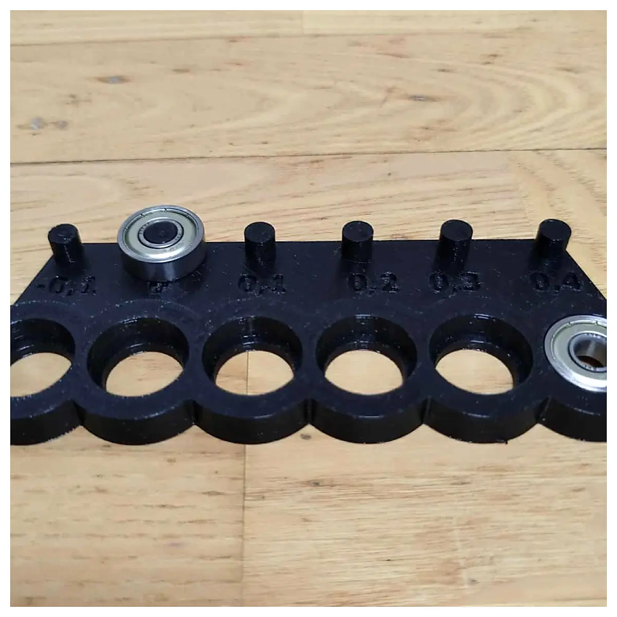 Bearing Fitment Tolerance Tester 22x8x7 Bearing Gap Measurement Tool Bearing Accessories Calibration Tool Compatibility Testing