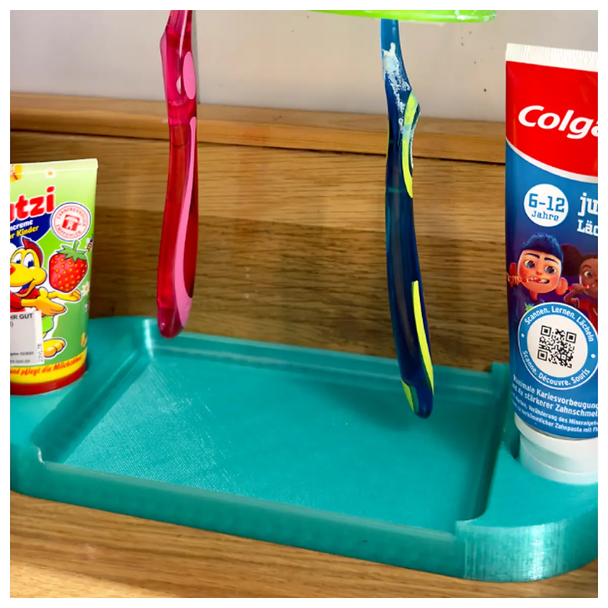 Drip Tray Toothpaste Holder Organizer Bathroom Accessory Oral Care Teeth Cleaning Water Splash Prevention Tooth Guard