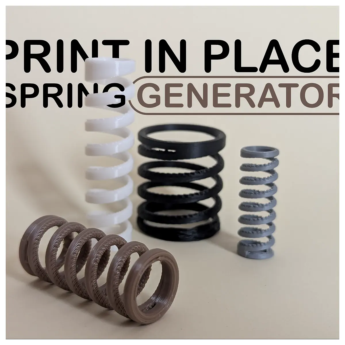 Printable Spring Configurator Spring Parts Repair Resilience Comfort Adjustment