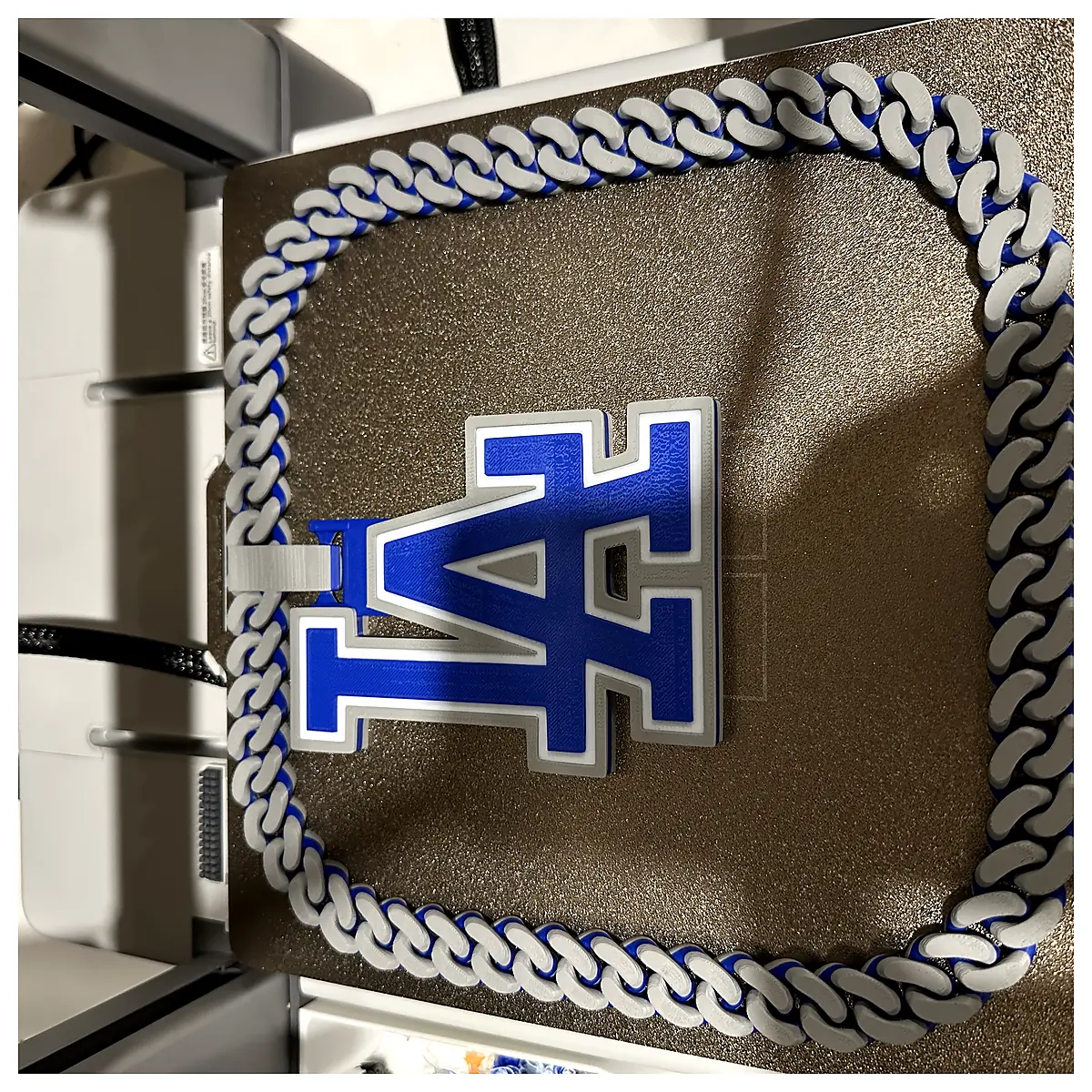 Los Angeles Dodgers Chain Bracelet Sports Chain Baseball Jewelry Team Accessory Gift