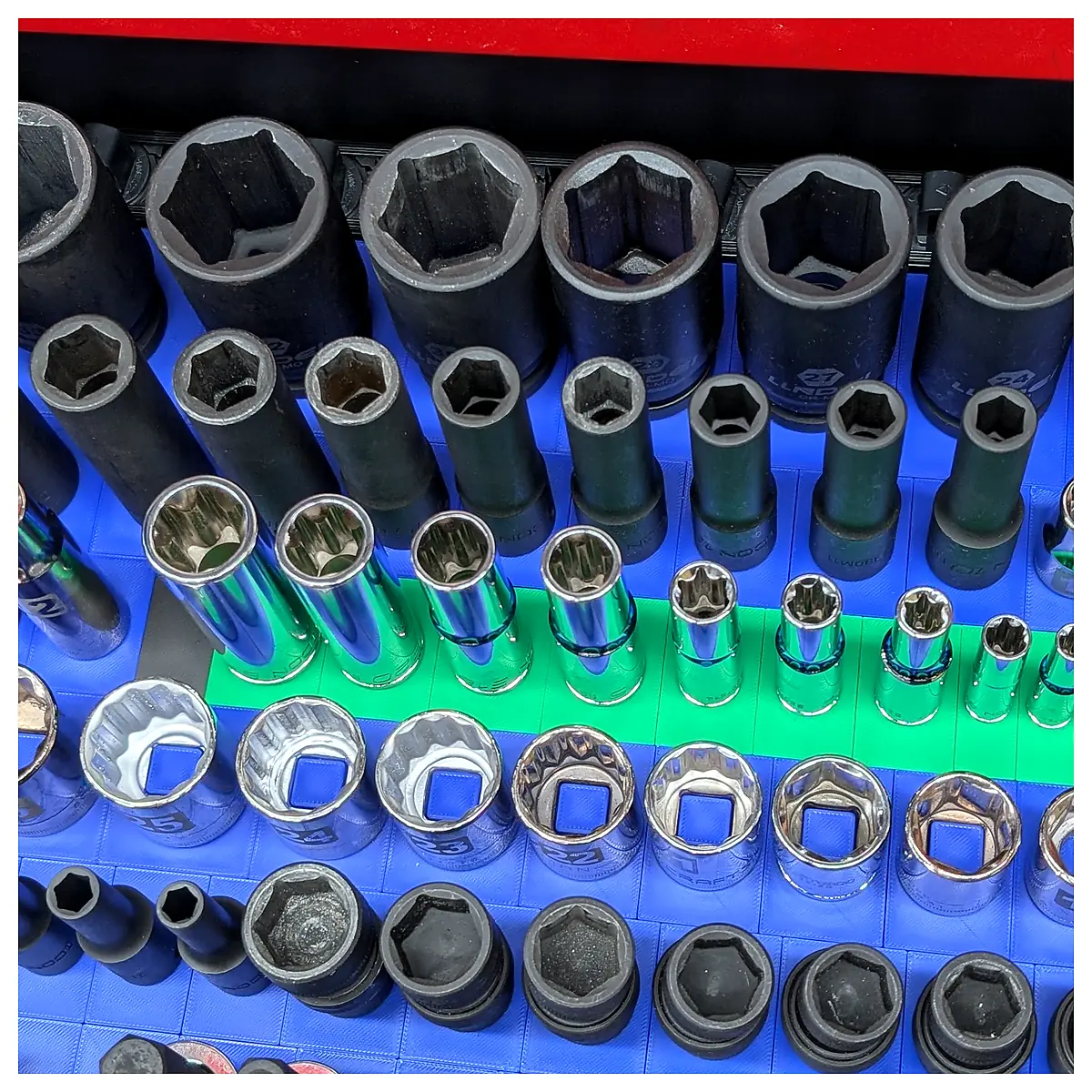 Modular Socket Organizer System Tool Storage Parts Repair Universal Socket Kit