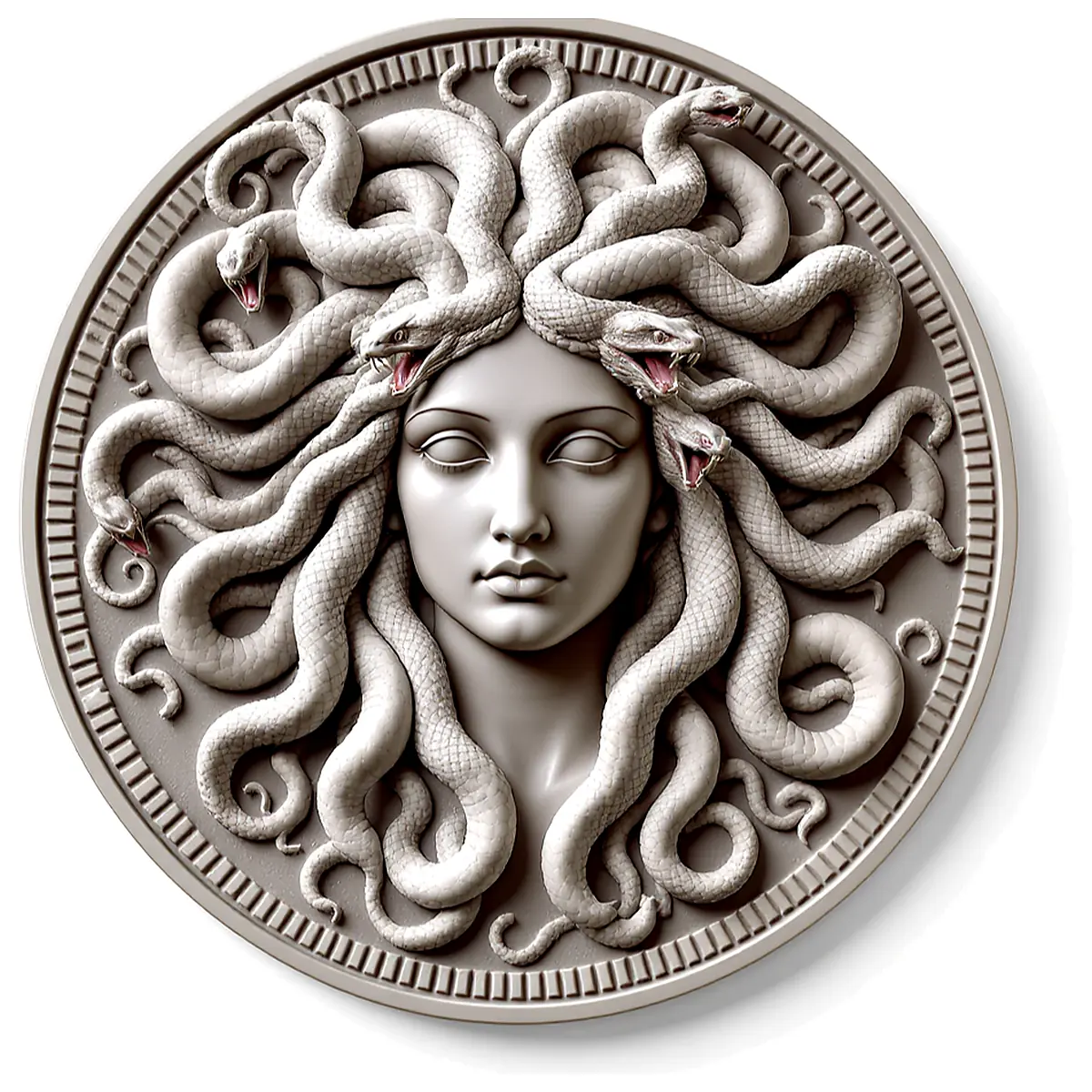 Medusa Relief Sculpture Greek Mythology Art Statue Decorative Figurine Ancient Sculpture Art Decor