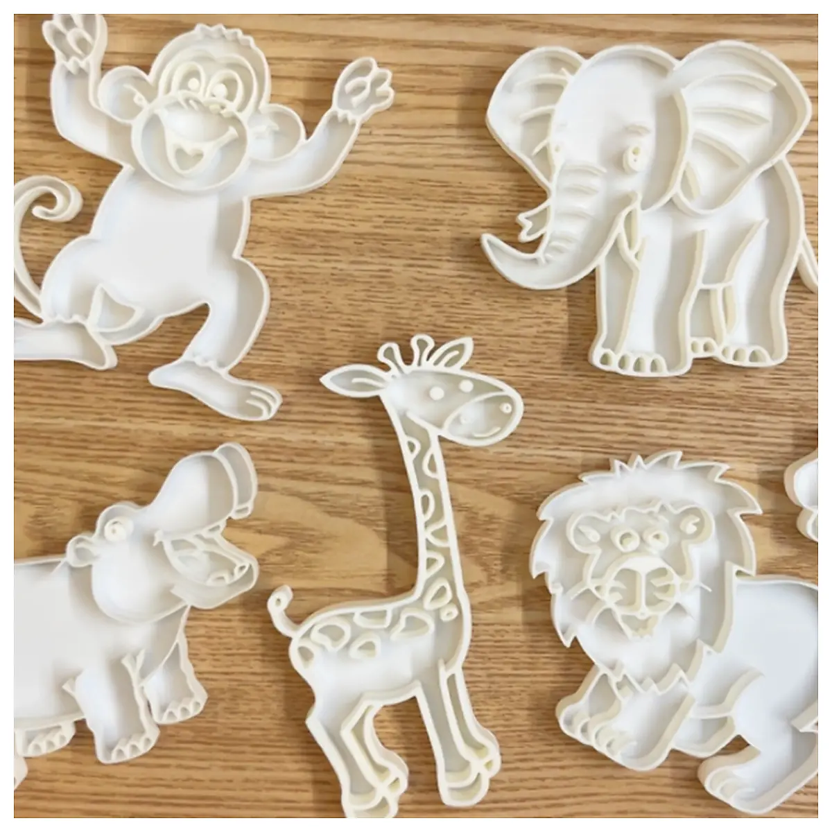 Sensory Play Jungle Zoo Toddler Toys Exploration Learning Puzzle Blocks Creative Play