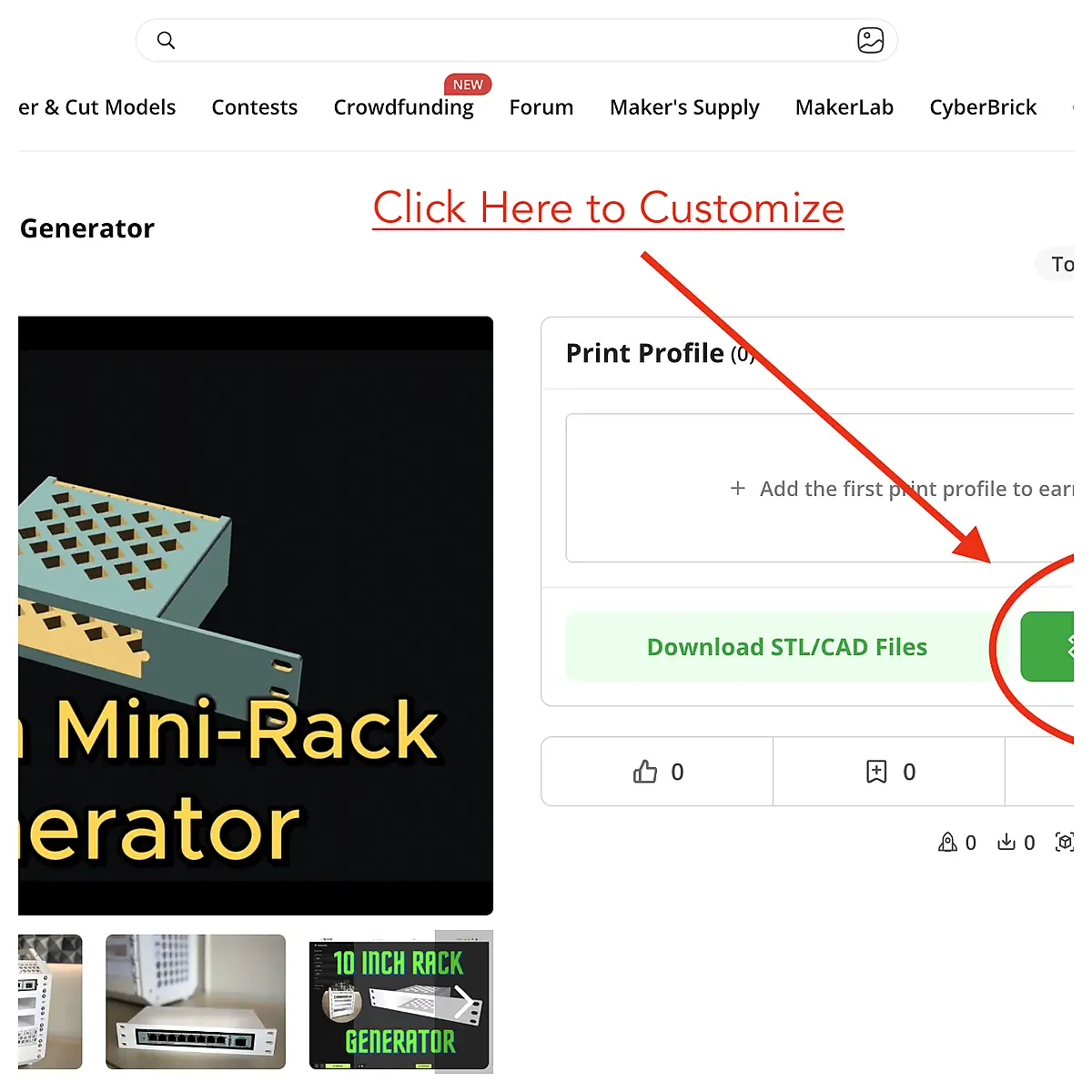 10 Inch Mini Rack Generator Parts Repair Universal Portable Generator Spare Parts