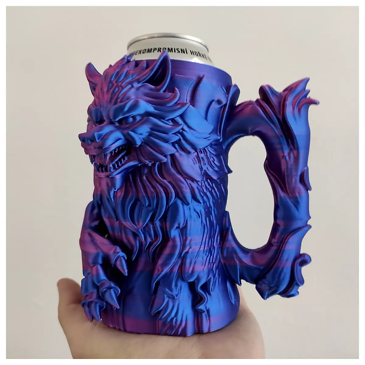 Werewolf Beer Mug Fang Mug Beast Mug Drinking Mug Wolf Mug Beer Glass Drinkware