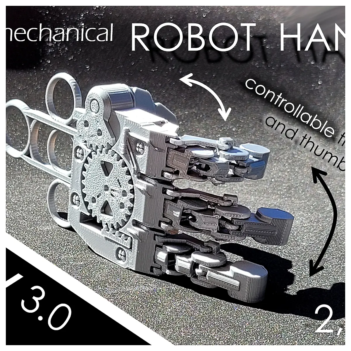 Robotic Hand Version 30 Universal Parts Repair Programmable Multi Function Robot Arm