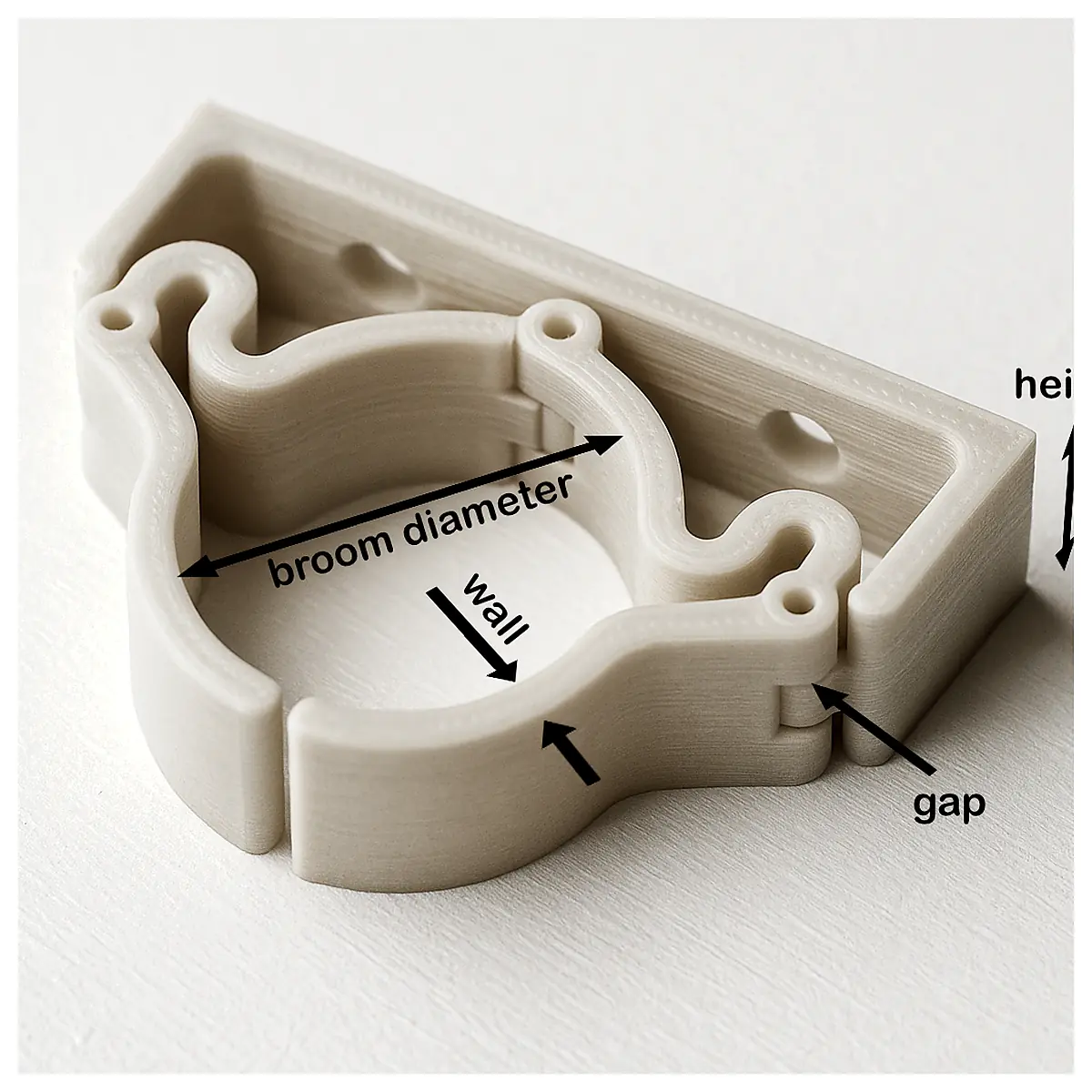 Broom Holder Customization Parts Repair Universal Broom Accessories Replacement Parts Broom Holder Accessories
