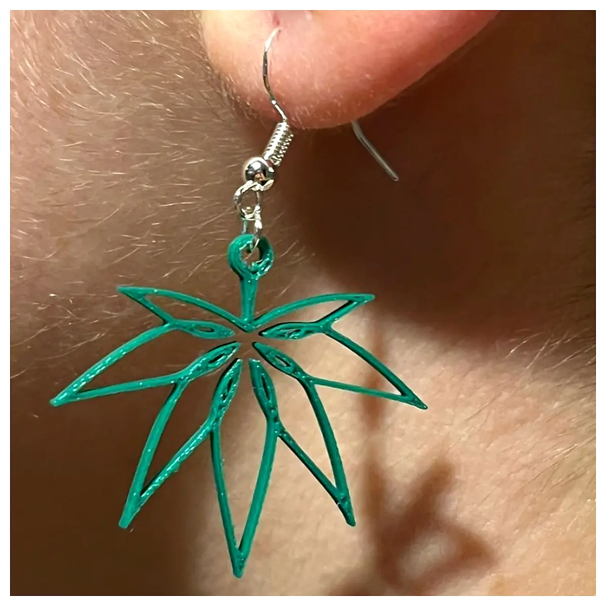 Leaf Earrings Hemp Jewelry Design Trendy Accessories Leaf Earrings Fashion Jewelry
