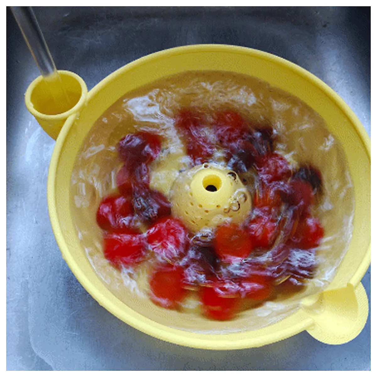 Universal Fruit Washer Family Water Powered Cleaning Machine Fruit Vegetable Washer Water Filter System