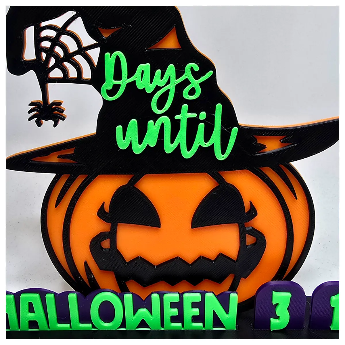 Halloween Countdown Decoration Party Supplies Horror Props Costume Accessories Spooky Decor Event Essentials