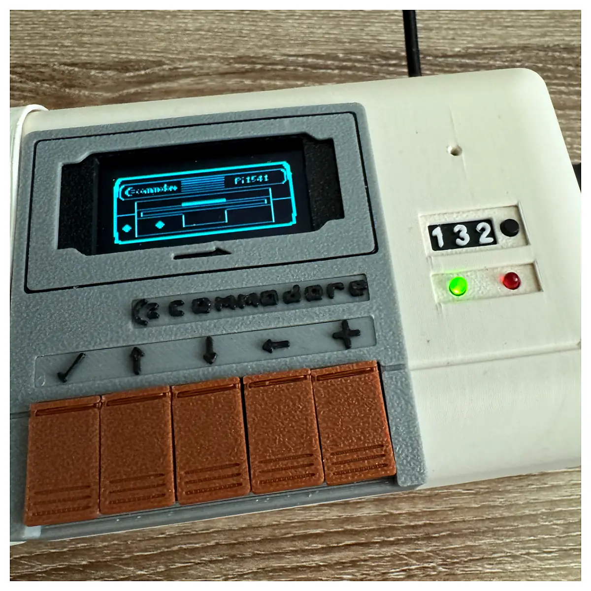 Commodore 64 Datasette Case Raspberry Pi 1541 Housing Accessories Retro Gaming Parts Computer Component