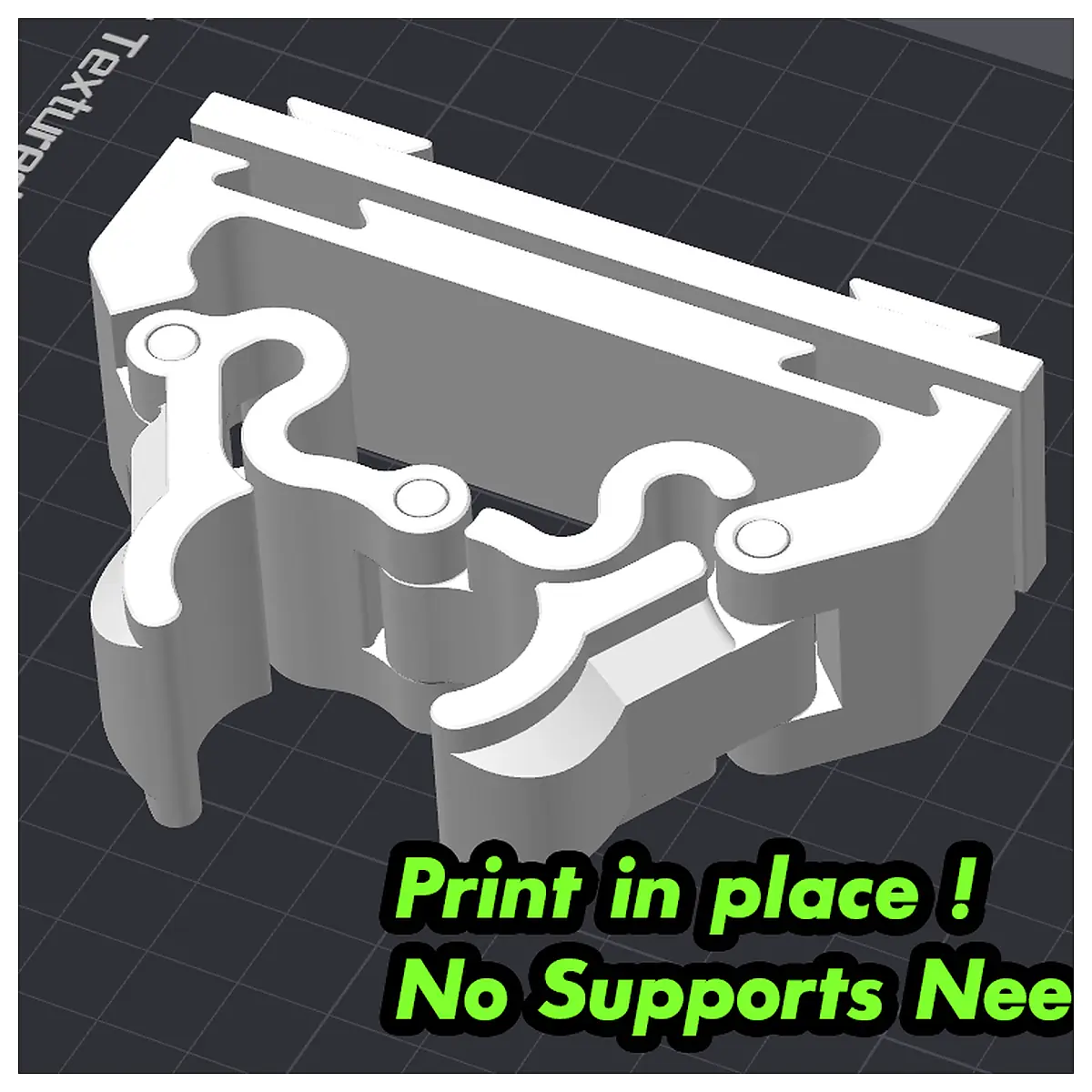 Broom Hook V3 Print in Place Replacement Parts Repair Tools Brush Accessories Universal