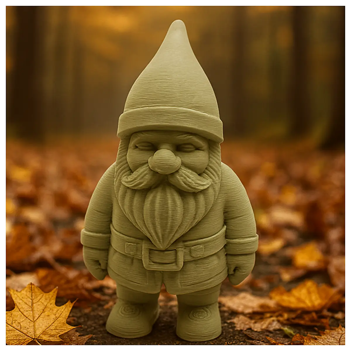Classic Pointed Hat Garden Gnome Figurine Ornament Garden Decoration Outdoor Statue Yard Accent Garden Accessory