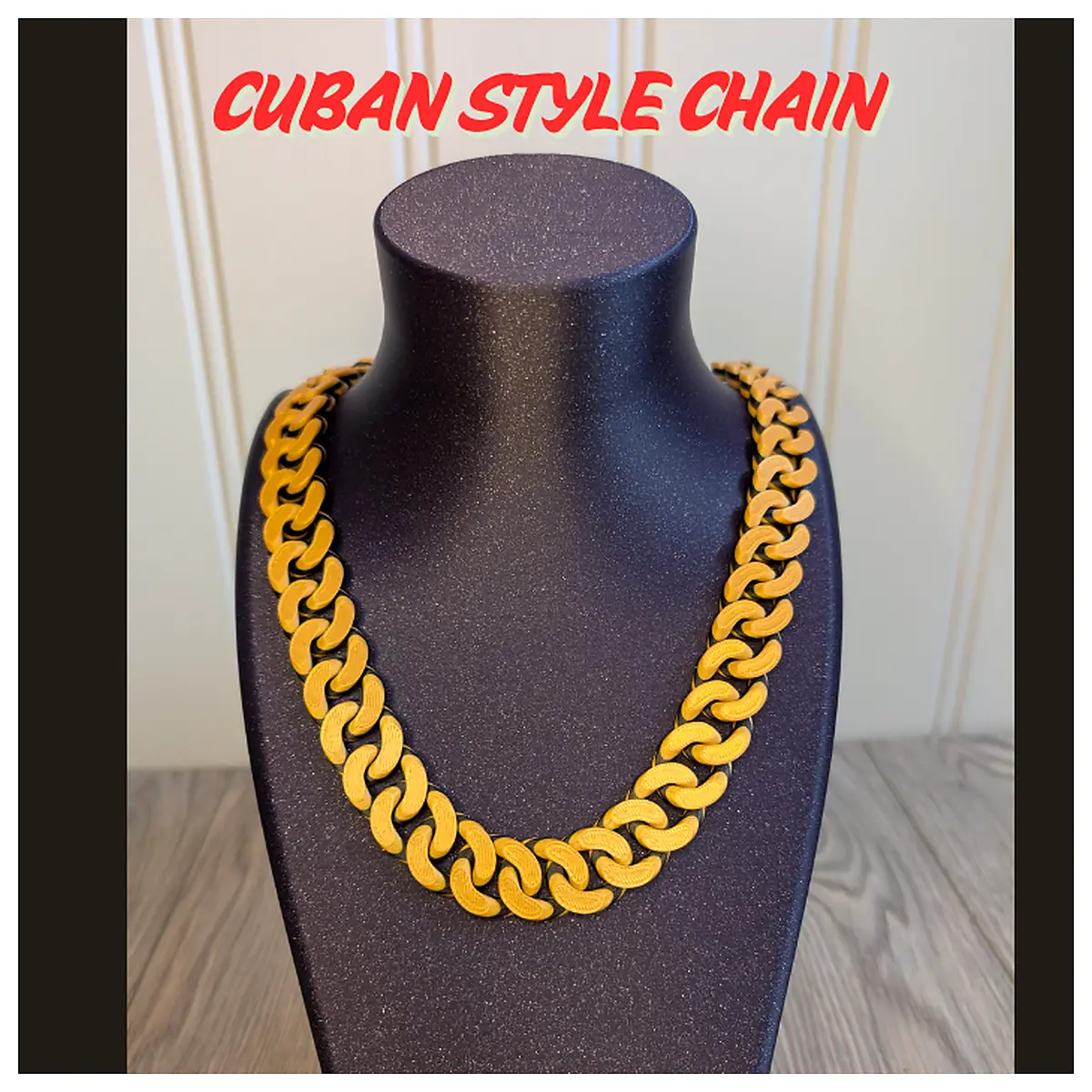 Cuban Chain with Clasp Men s Women s Necklace Link Bracelet Jewelry Accessory Chain Pendant Gift