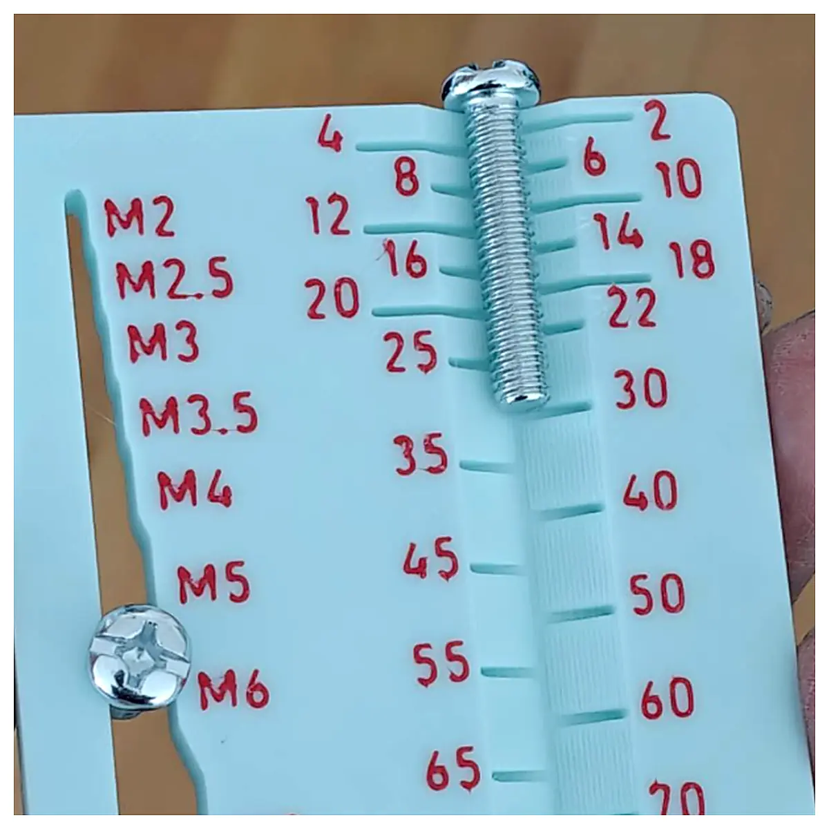 Screw Gauge Nut Meter Metric M2M10 Thickness Measurement Tool Measuring Parts Repair
