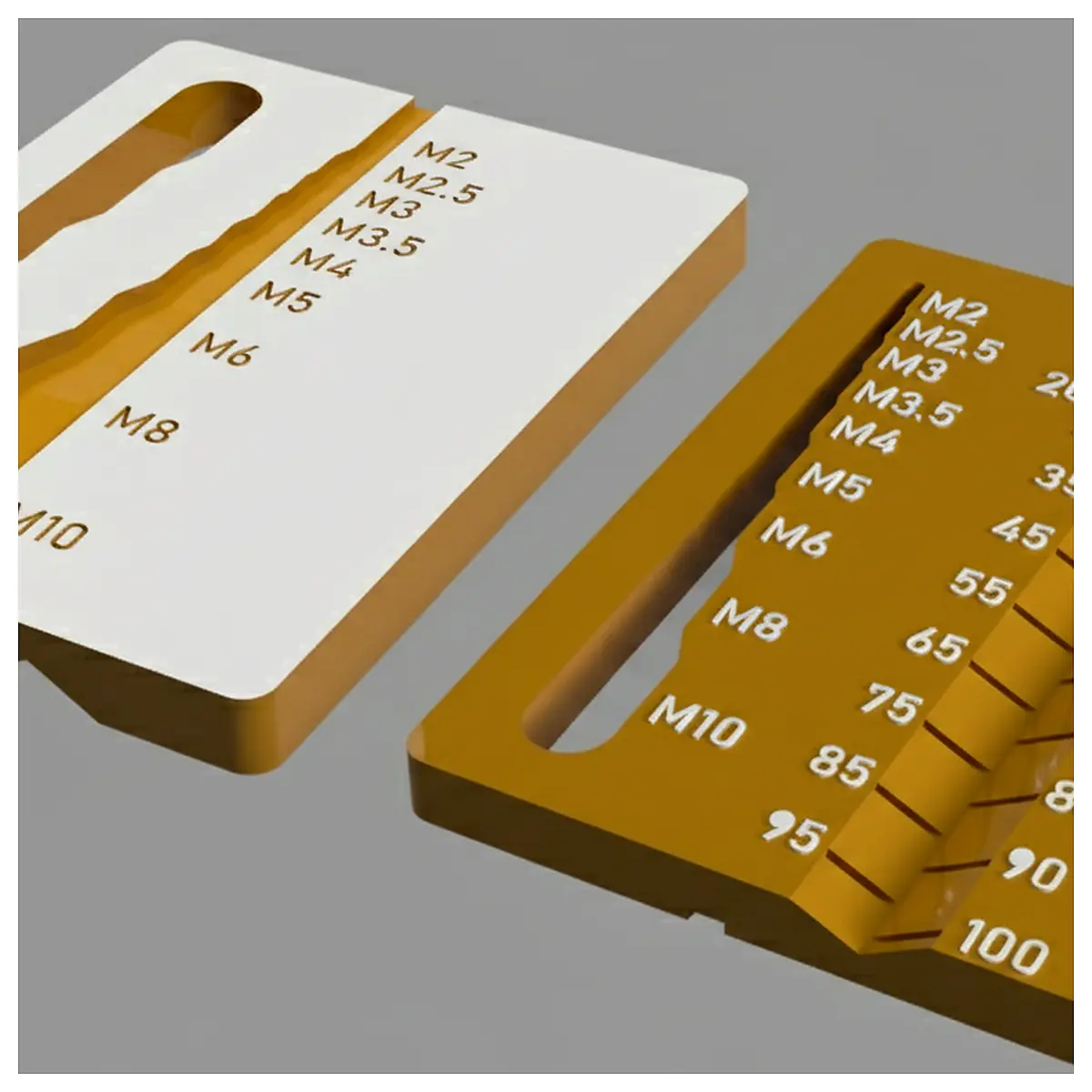 Screw Gauge Nut Meter Metric M2M10 Thickness Measurement Tool Measuring Parts Repair