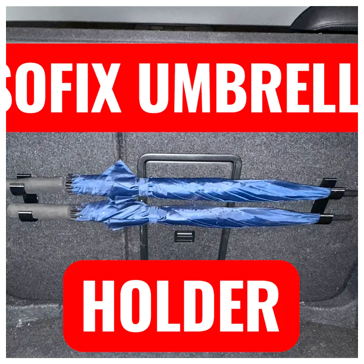 ISOFIX Umbrella Holder Car Seat Tether Attachment Universal Rain Cover Support Vehicle Accessories