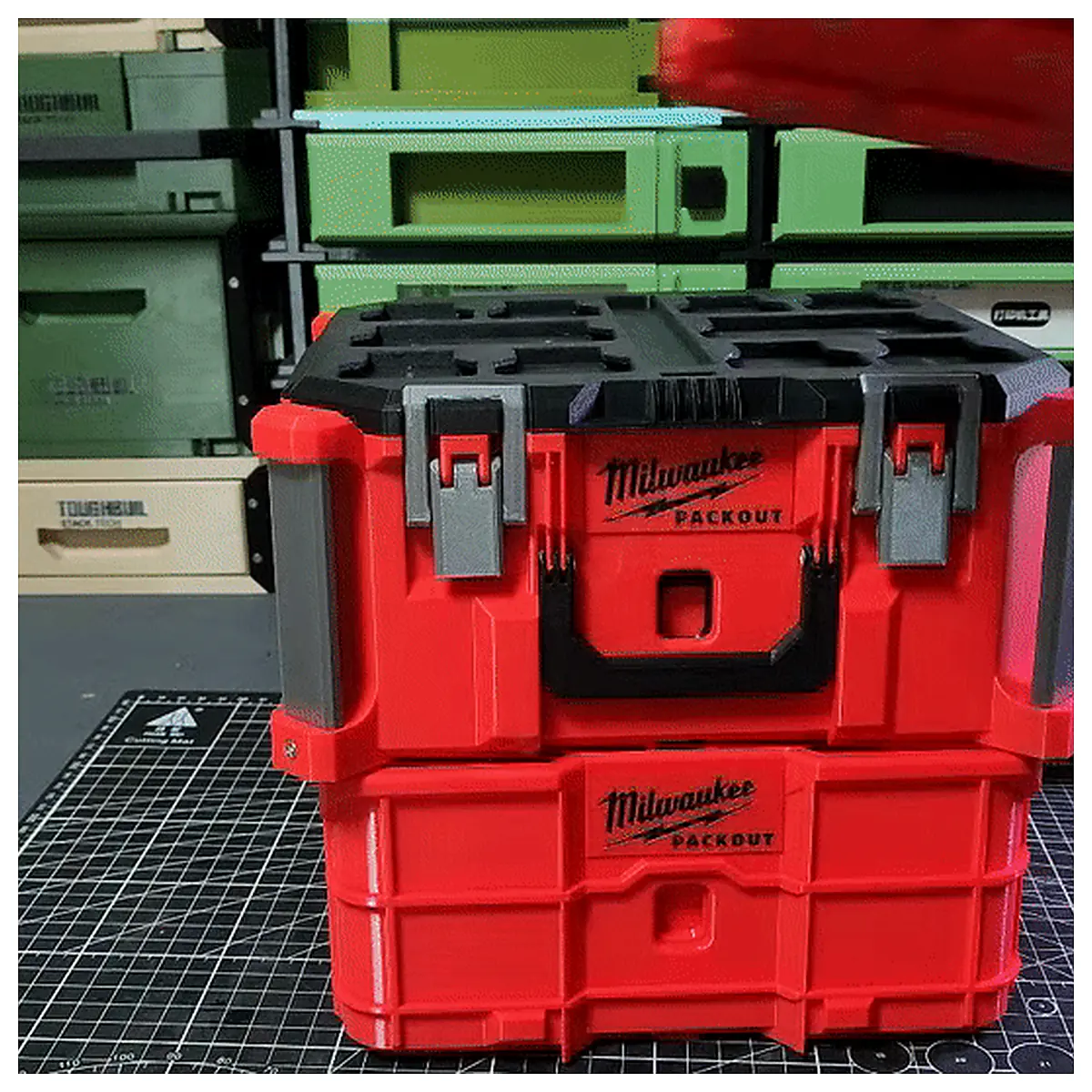 Modular Stackable Toolbox Storage Solutions Assembly Repair Parts Organization Tool Storage Parts