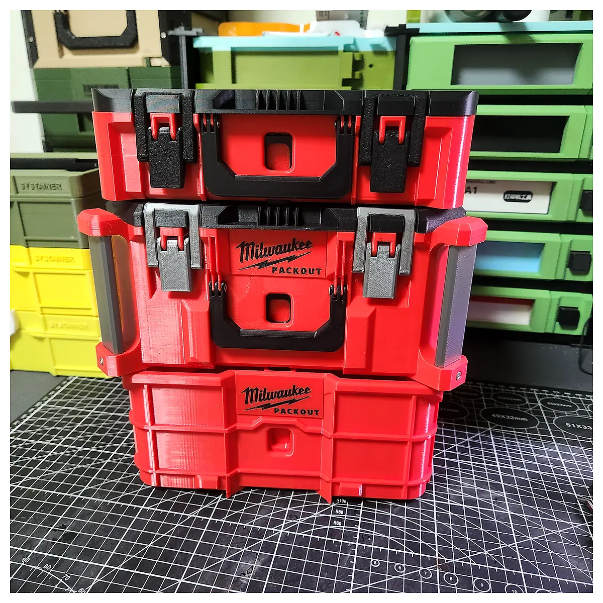 Modular Stackable Toolbox Storage Solutions Assembly Repair Parts Organization Tool Storage Parts