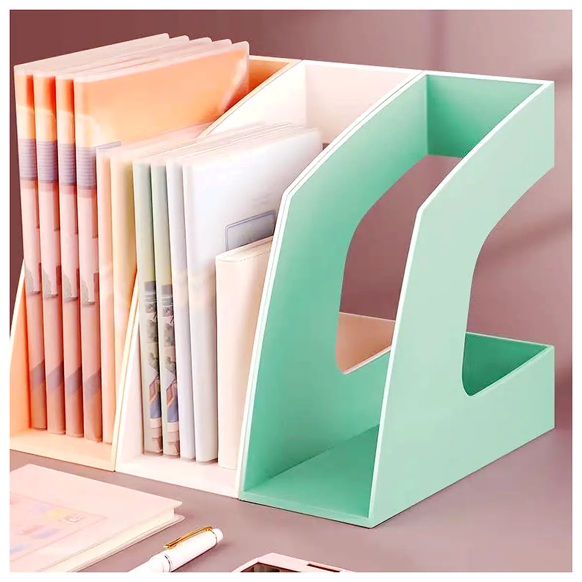Bookends One Click Print Stable Durable Creative Home Decor Book Holders Shelf Support