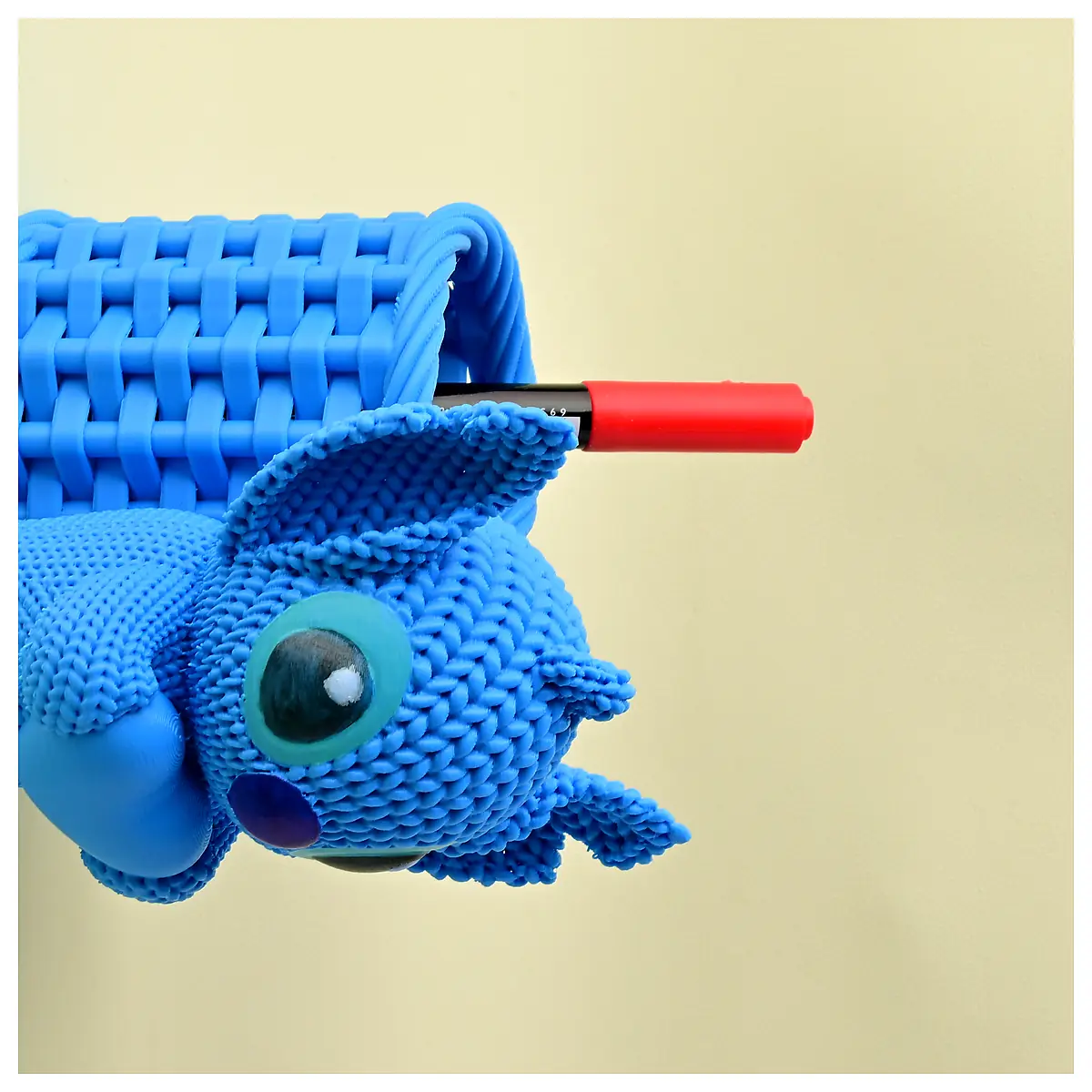 Knitted Stitch Pen Holder Crafting Supplies Stitching Tool Handmade Accessories Knitting Project Gift Idea