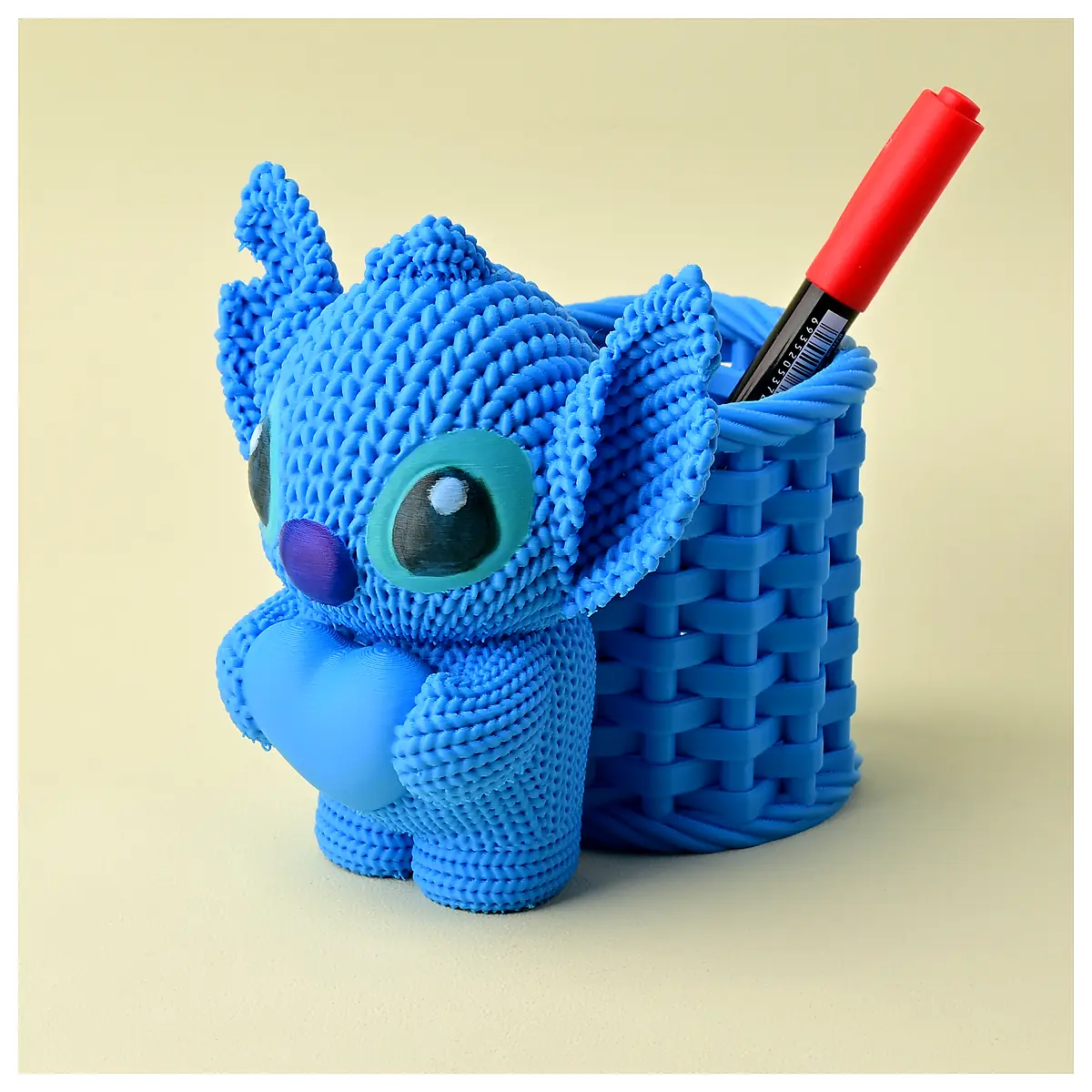 Knitted Stitch Pen Holder Crafting Supplies Stitching Tool Handmade Accessories Knitting Project Gift Idea