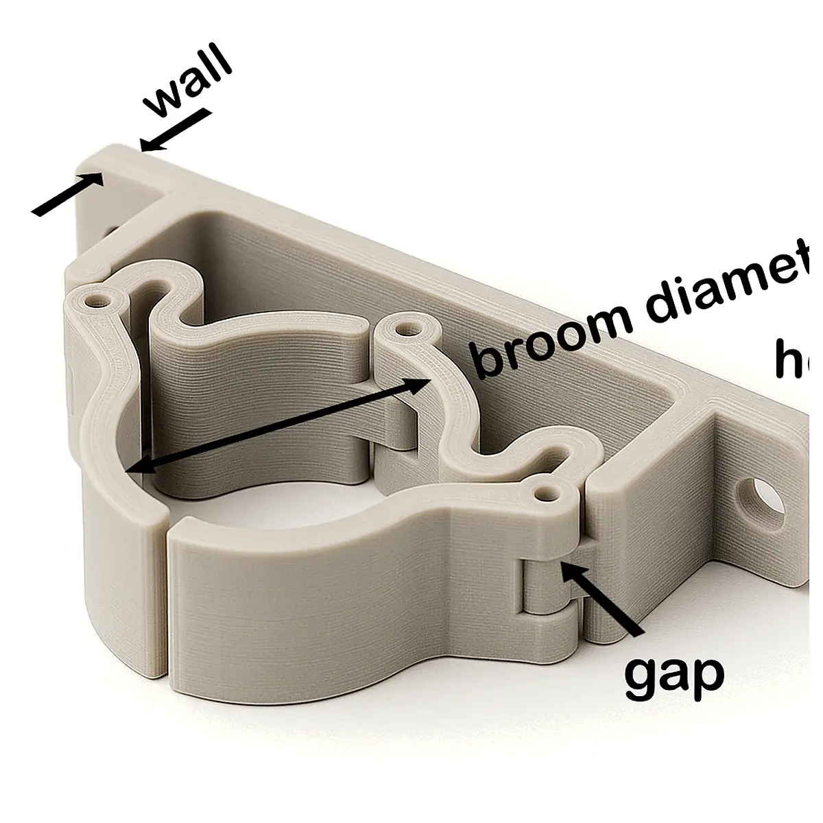 Broom Holder Customization Broom Parts Repair Options Broom Selection Accessories