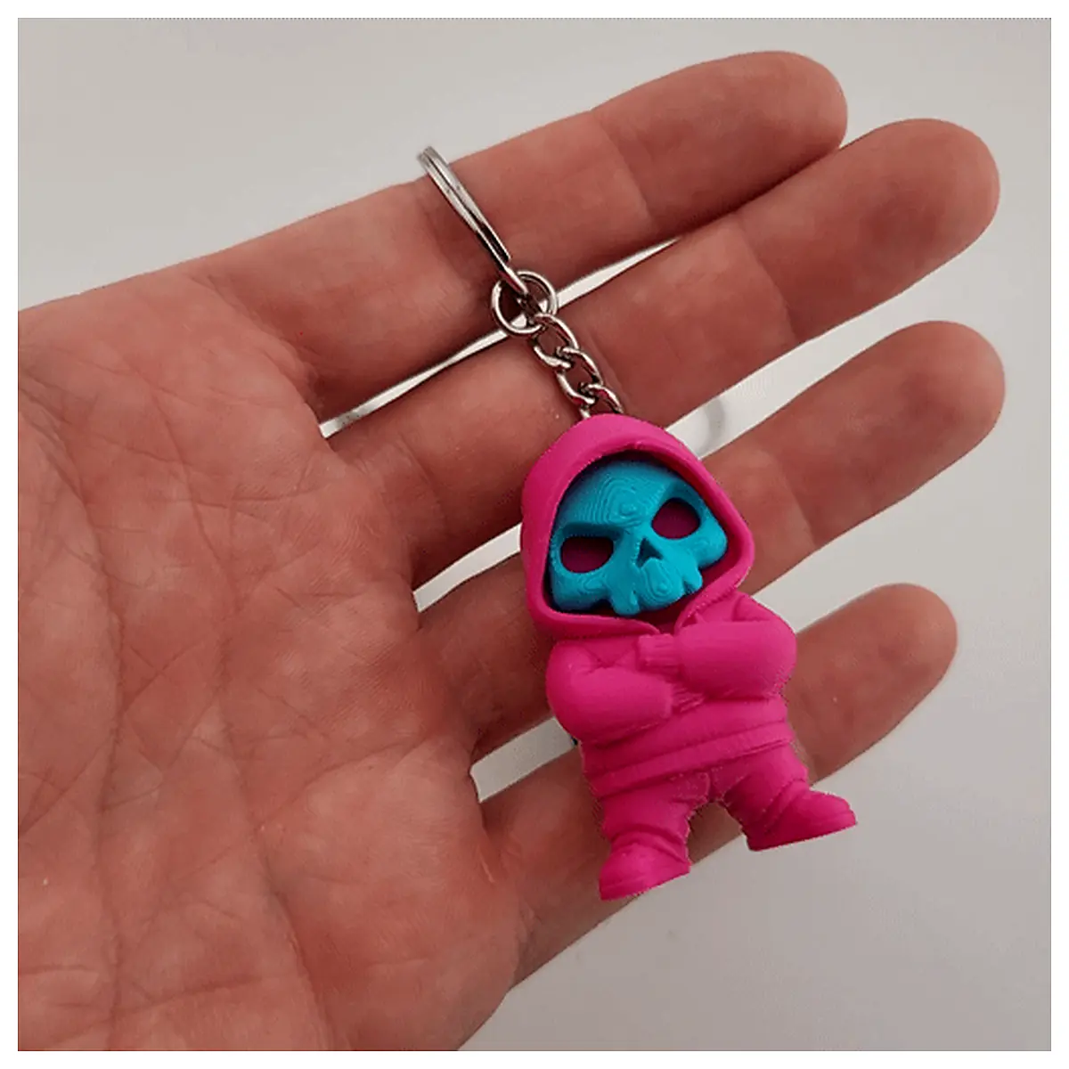 Street Skull Keychains Action Figures Toy Hoodie Parts Universal Accessories Repair Replacement Collectibles