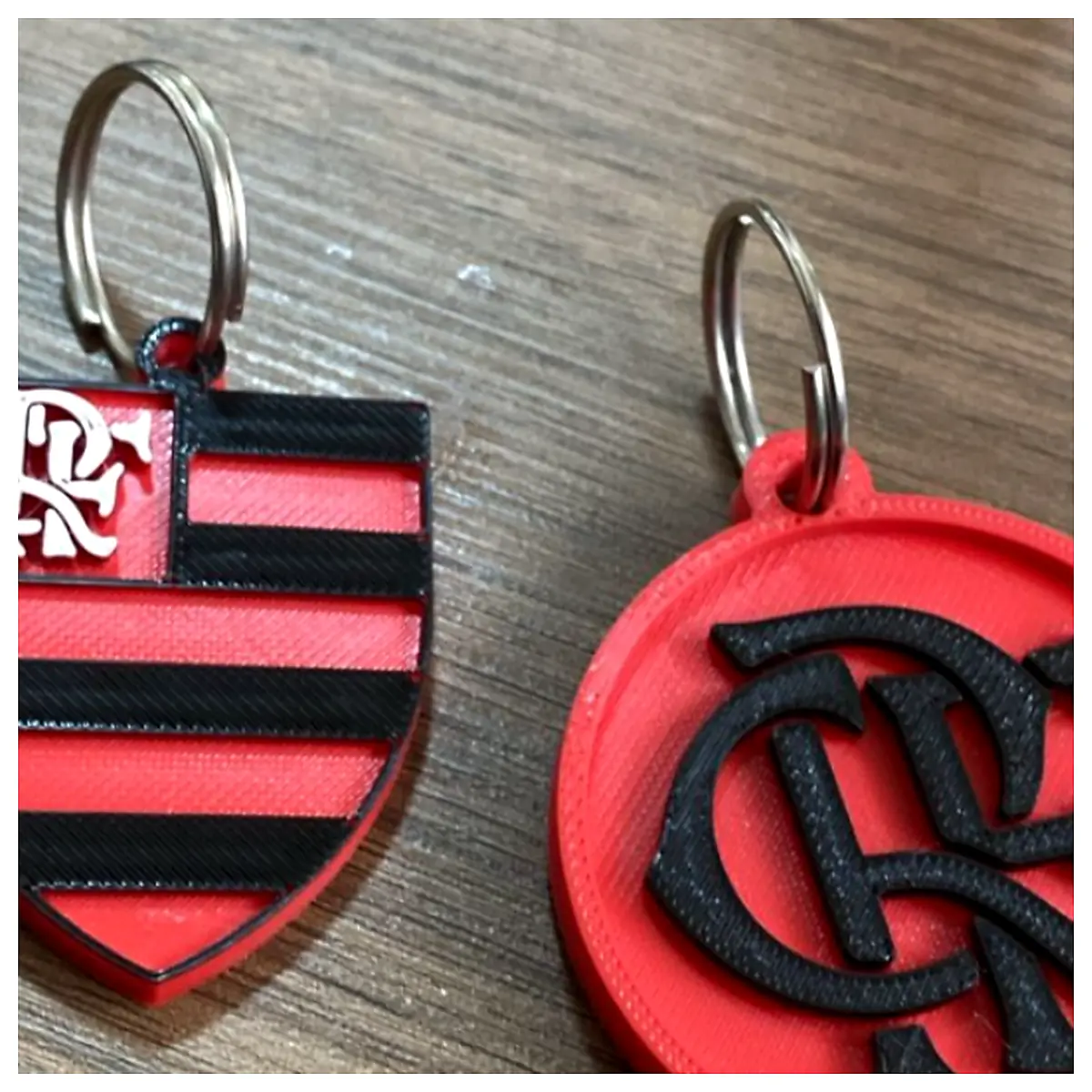 Flamengo Shield Keychain Football Memorabilia Club Badge Fan Gift Soccer Keyring Official Merchandise