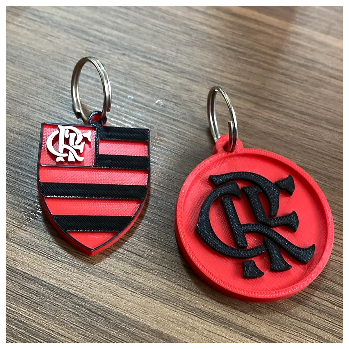 Flamengo Shield Keychain Football Memorabilia Club Badge Fan Gift Soccer Keyring Official Merchandise
