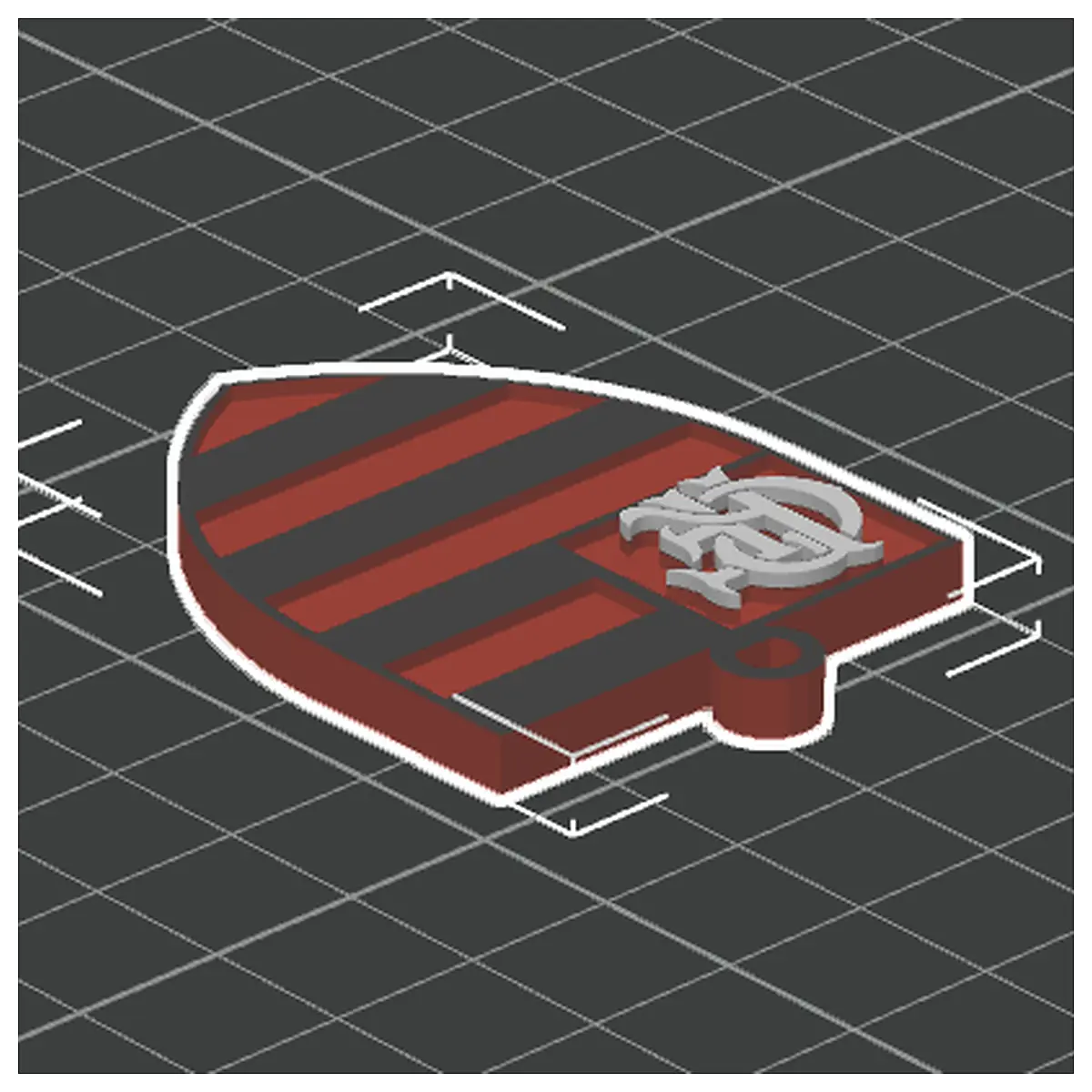 Flamengo Shield Keychain Football Memorabilia Club Badge Fan Gift Soccer Keyring Official Merchandise