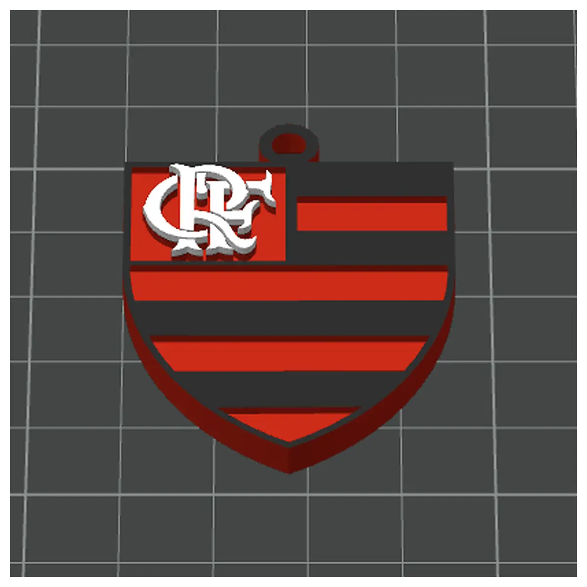 Flamengo Shield Keychain Football Memorabilia Club Badge Fan Gift Soccer Keyring Official Merchandise