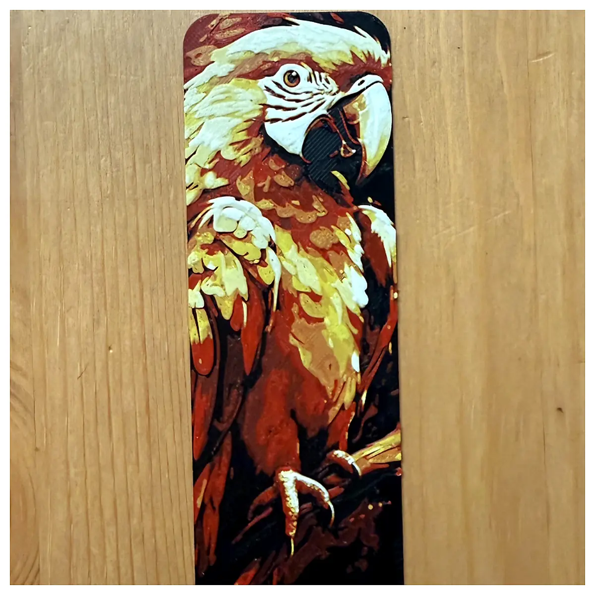 Parrot Bookmark Creative Decoration Bird Gift Paper Book Marker Party Favors Study Supplies Ideal for Students