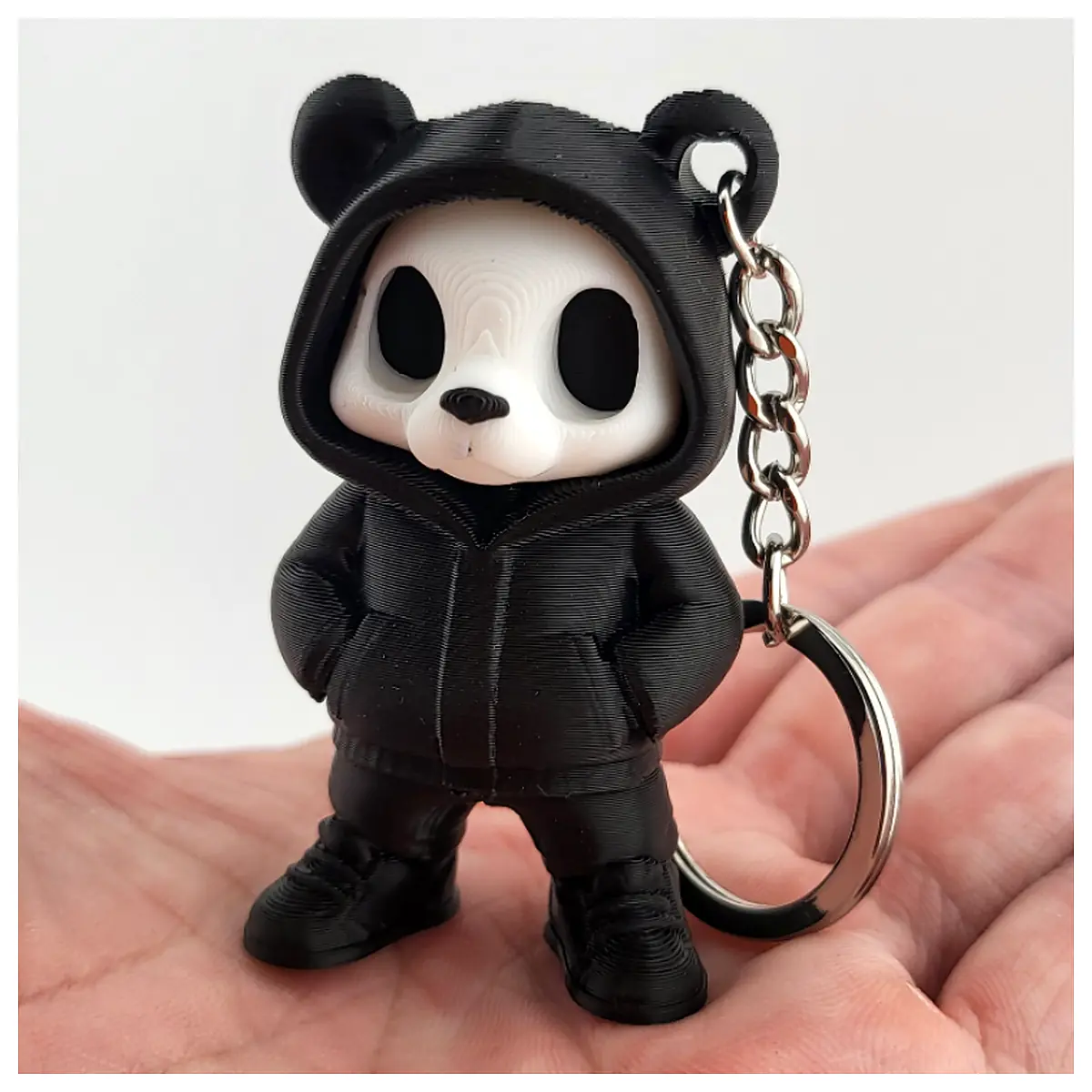Halloween Street Panda Keychain Horror Gadget Spooky Toy Decorations Party Supplies
