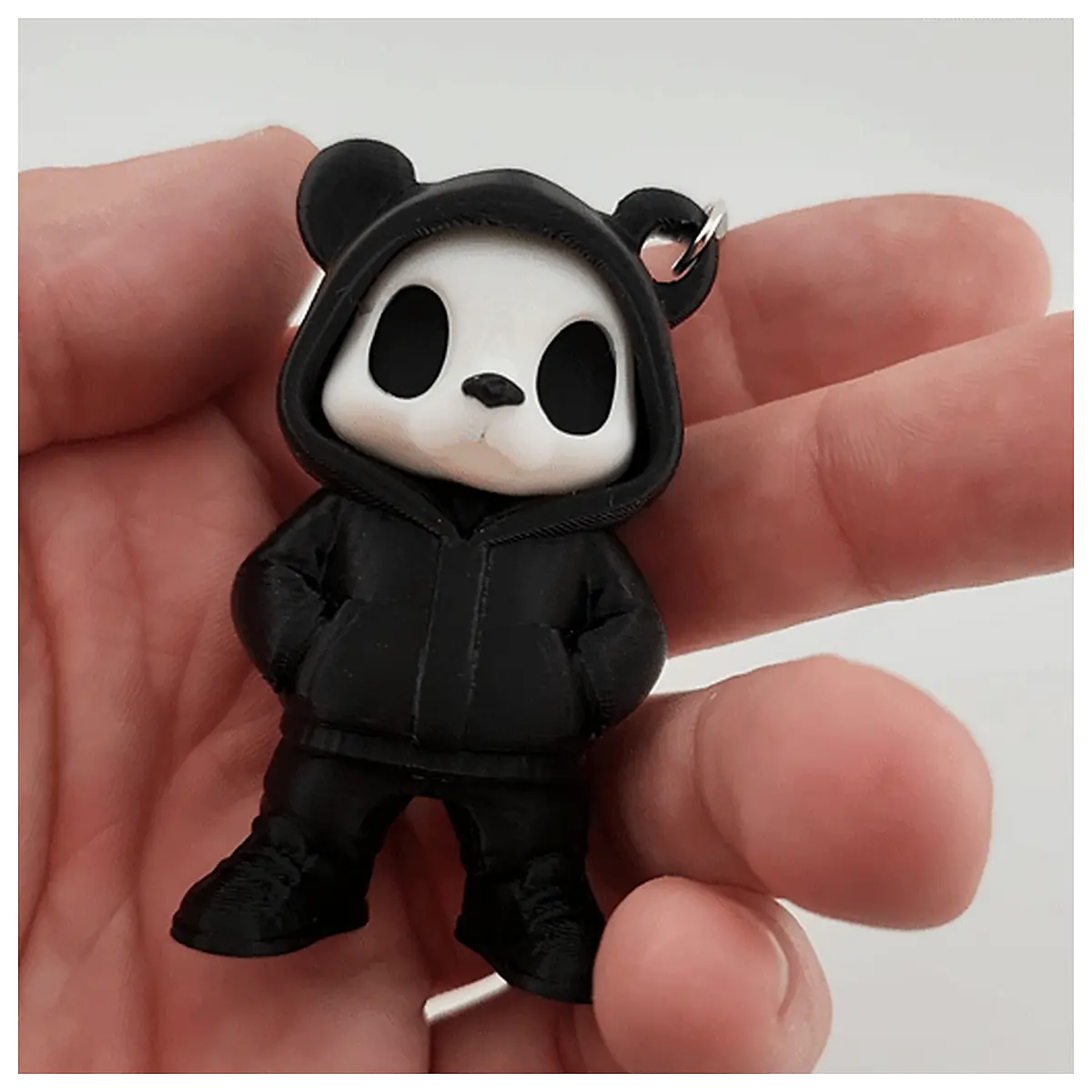 Halloween Street Panda Keychain Horror Gadget Spooky Toy Decorations Party Supplies